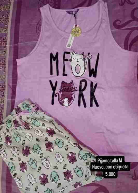 Pijama Meow York talla M
