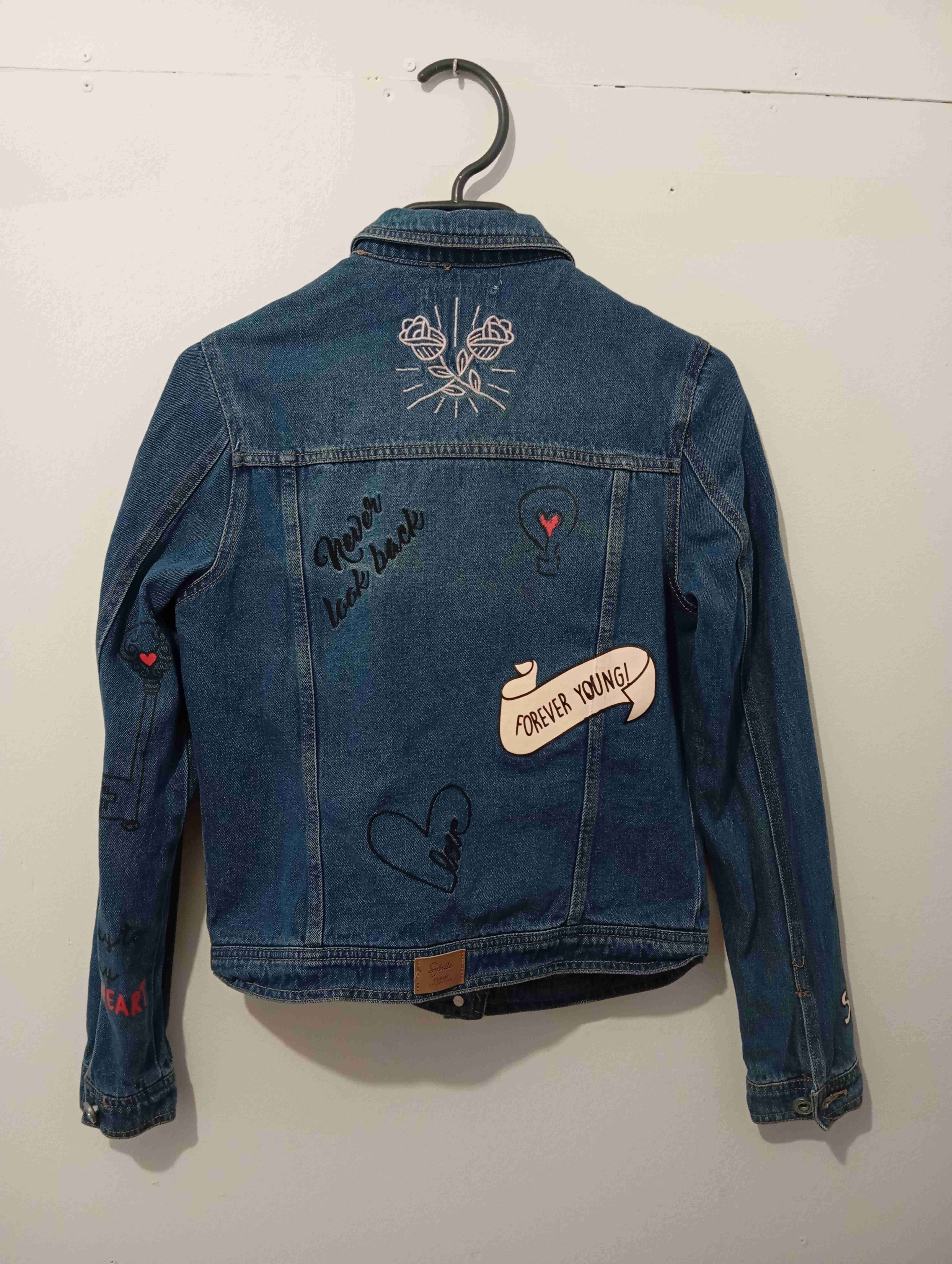 Chaqueta de mezclilla bordada - miniatura 2