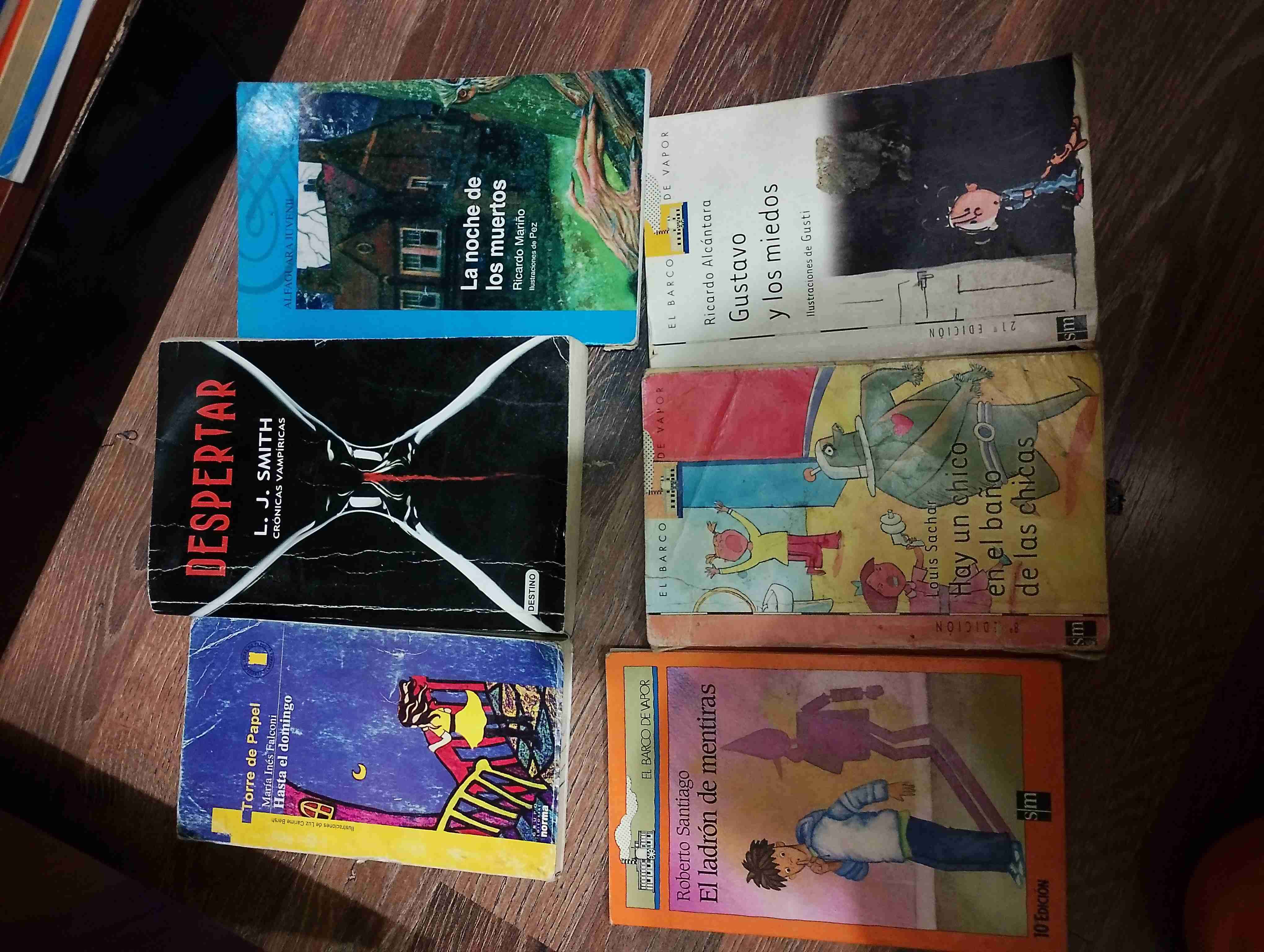 Libros variados para niños y jóvenes