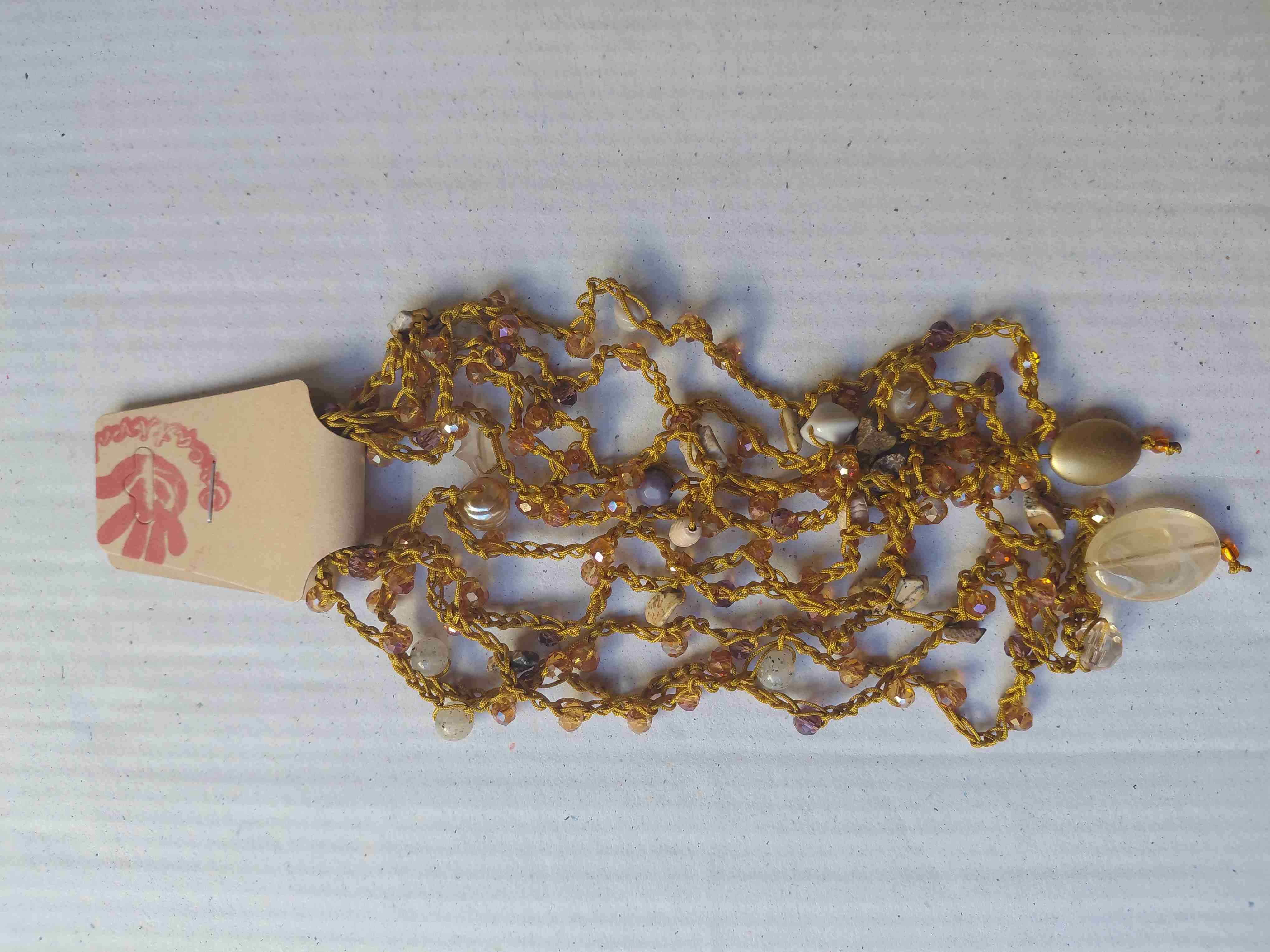 Collar artesanal colorido - miniatura 3