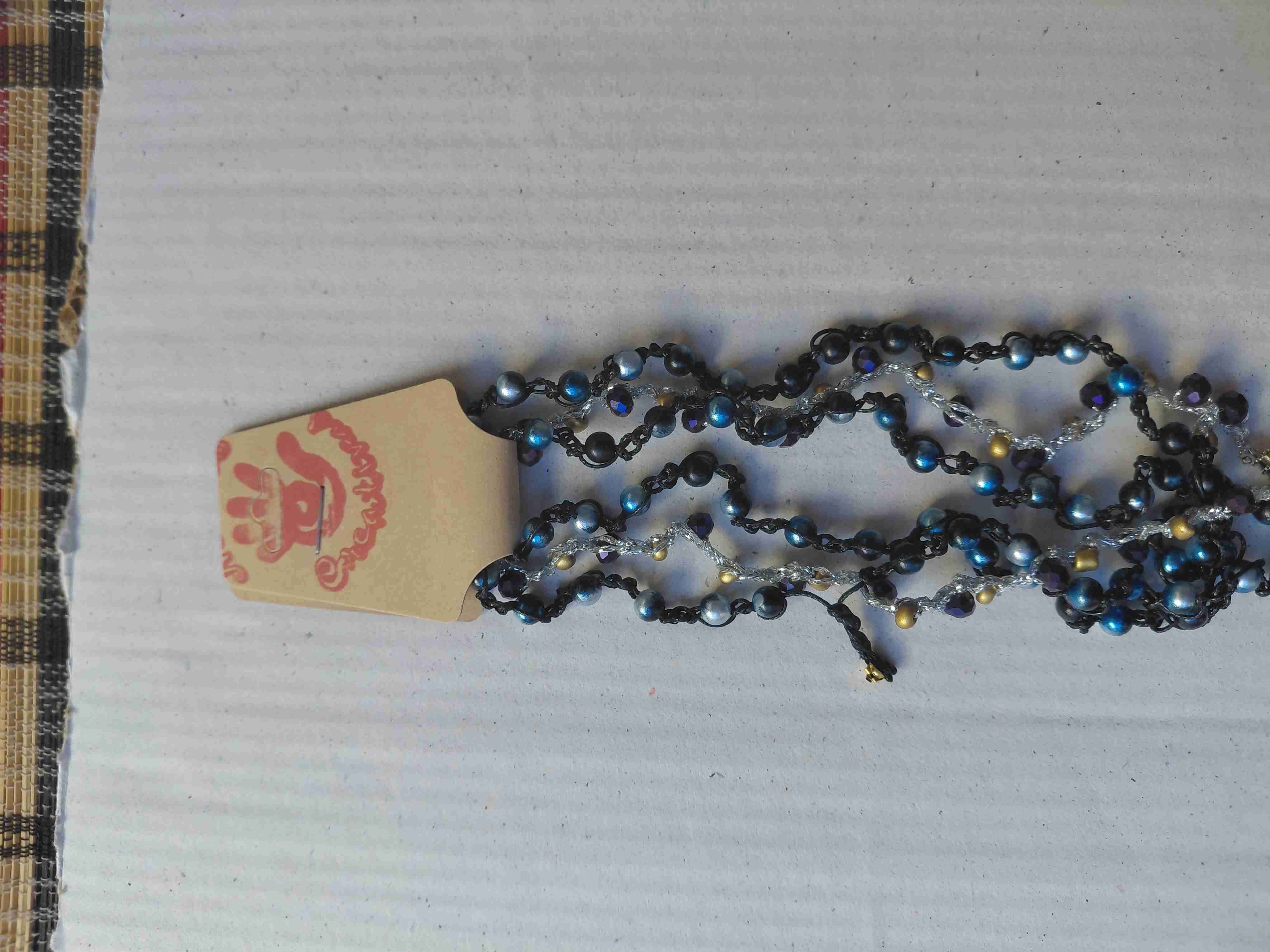 Collar artesanal colorido - miniatura 6