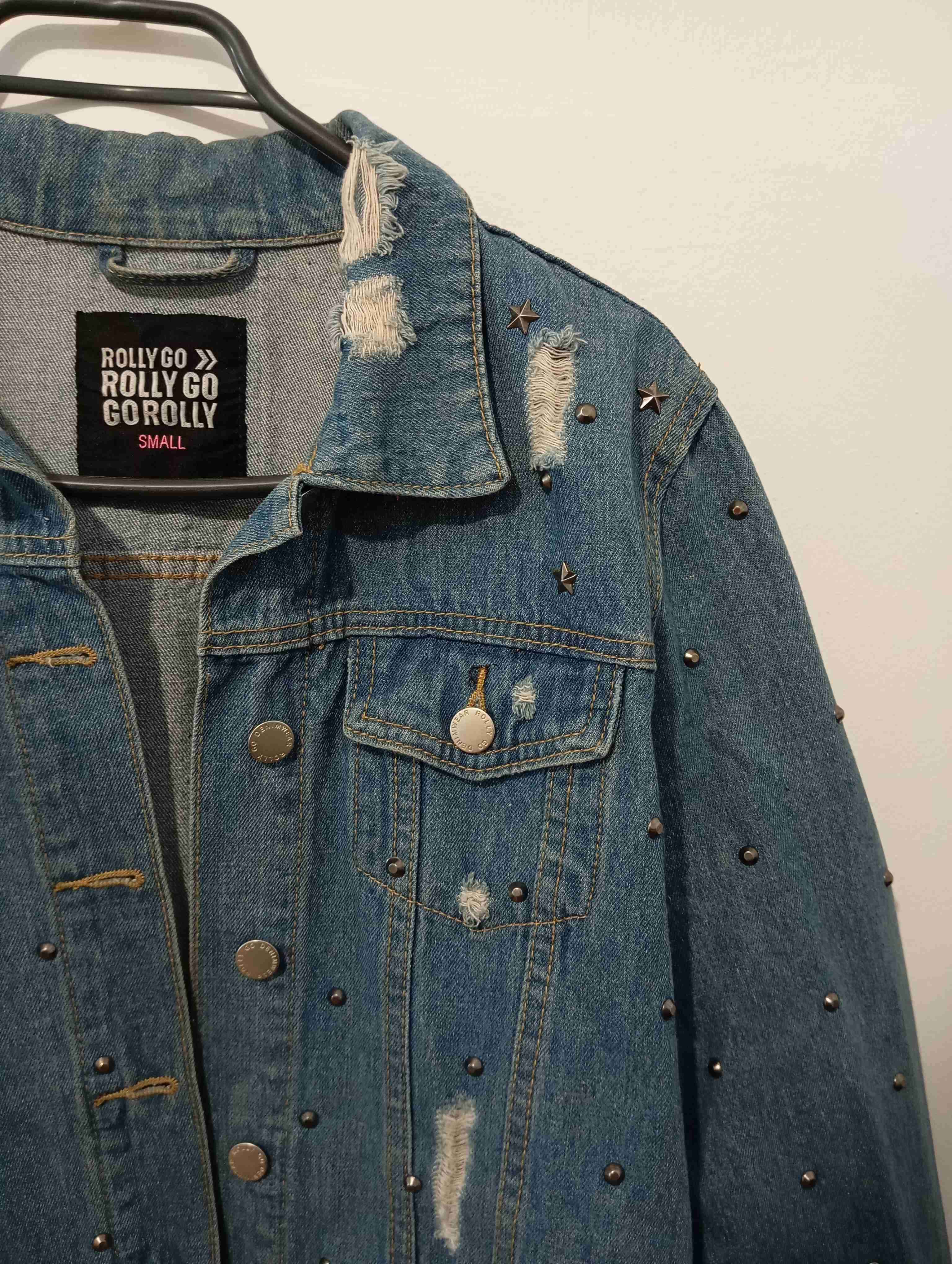 Chaqueta de mezclilla con tachas - miniatura 3