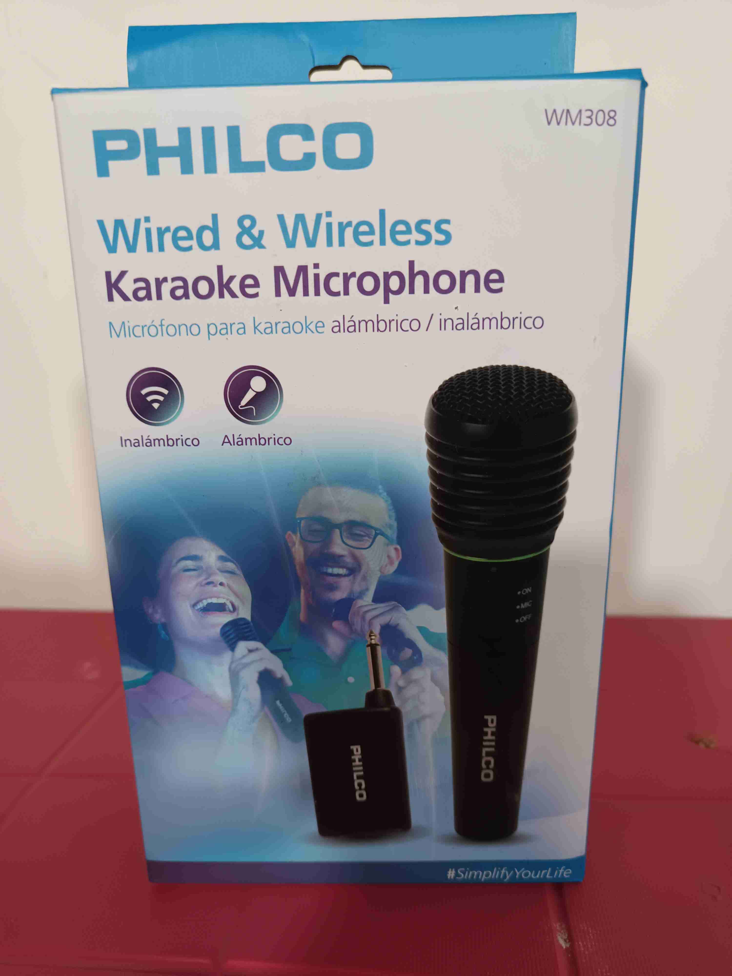 Micrófono karaoke PHILCO inalámbrico - miniatura 1