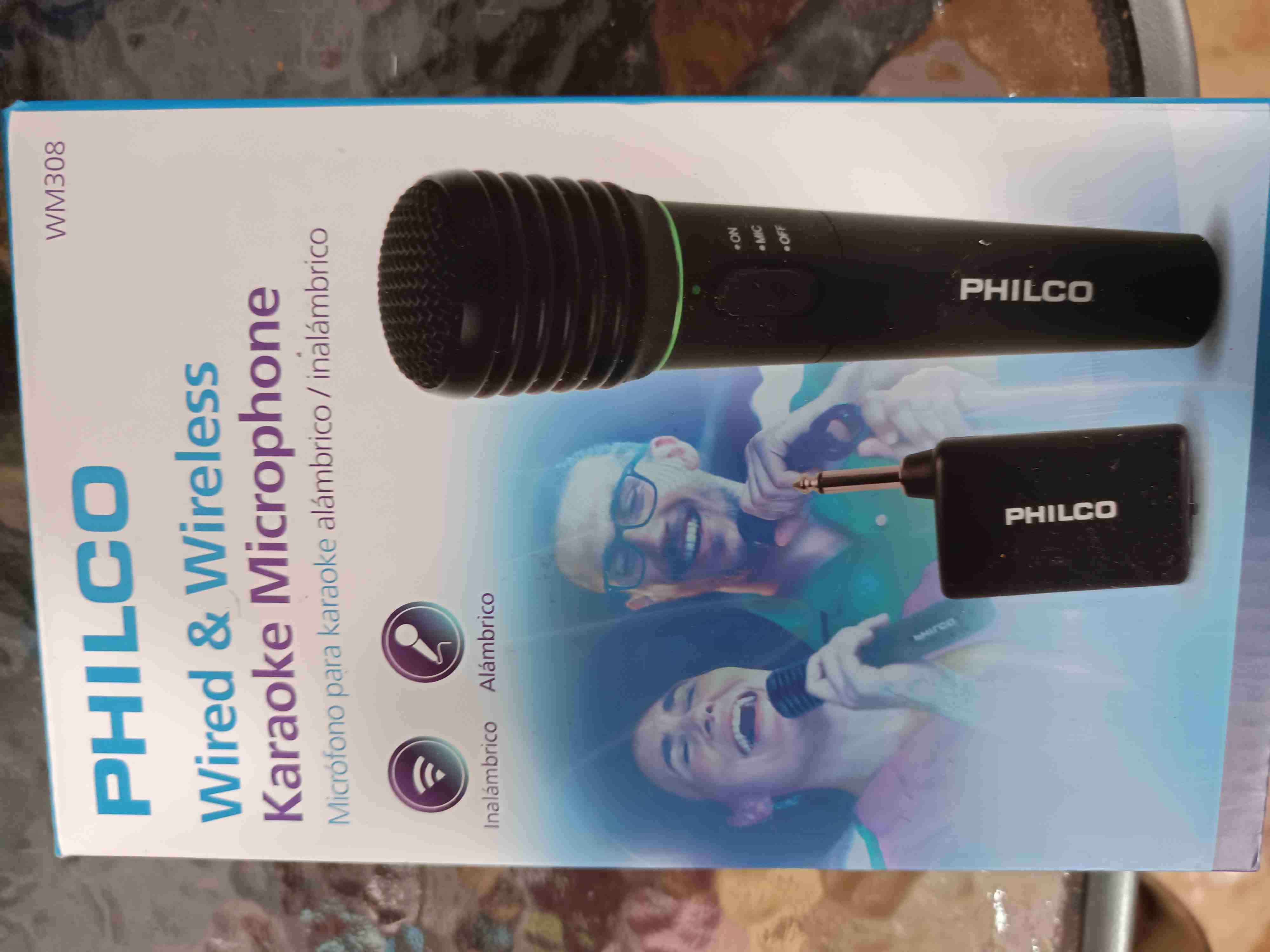 Micrófono karaoke PHILCO inalámbrico - miniatura 2