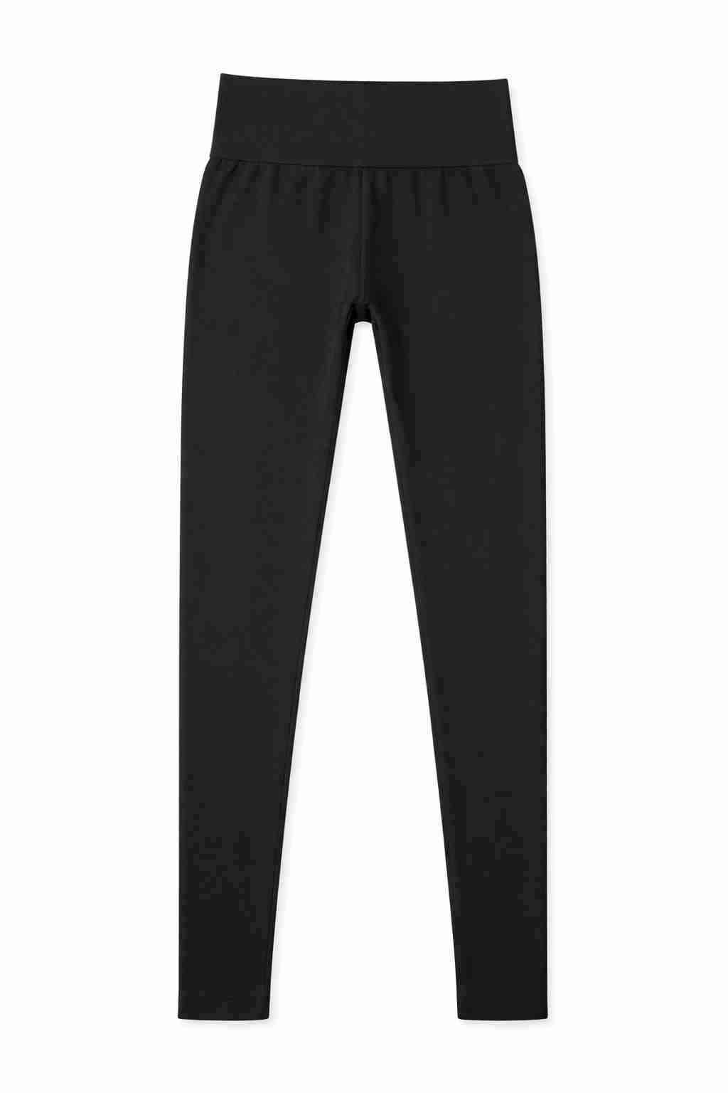 Leggings negros de algodón - miniatura 1