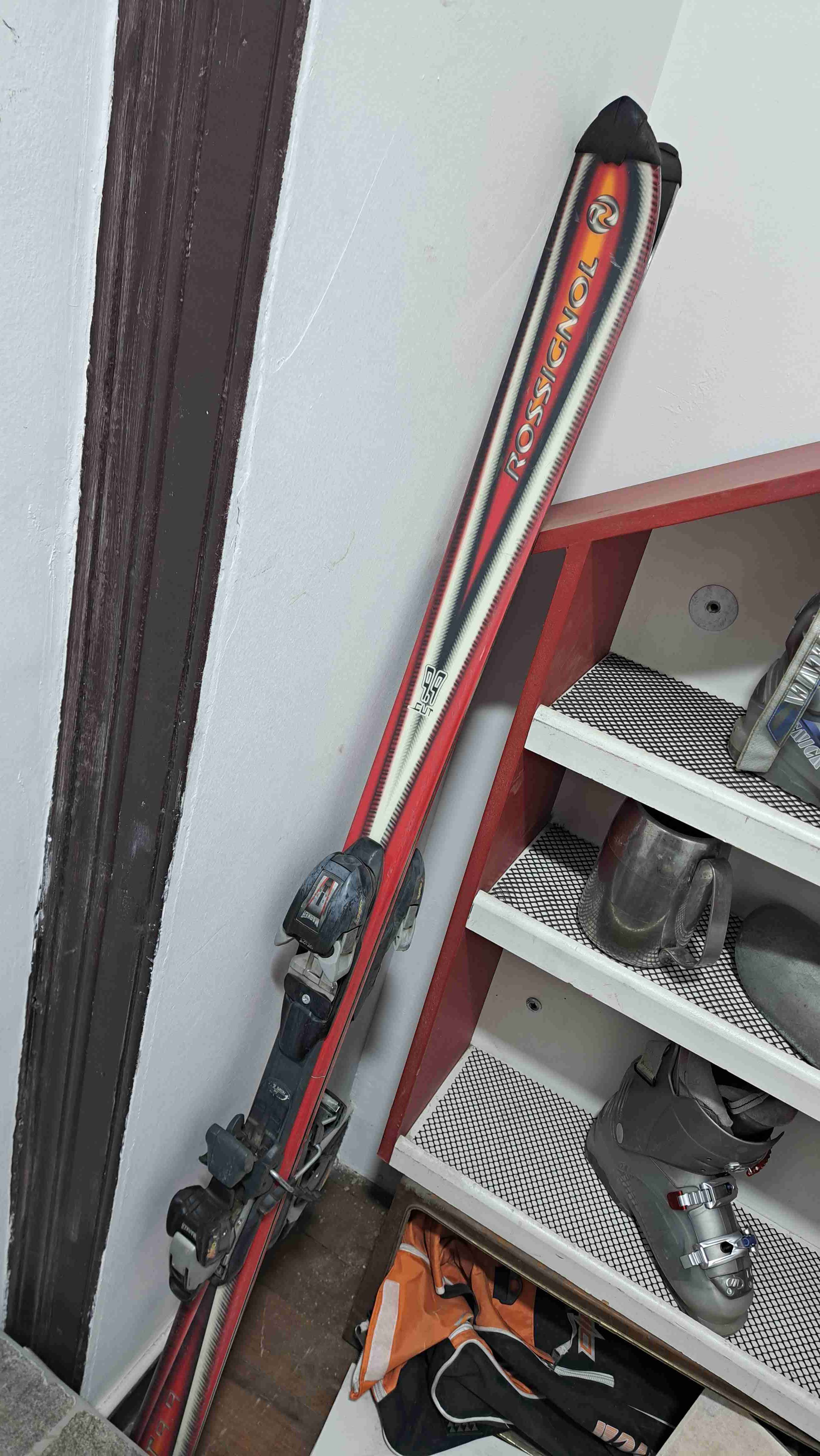 Bota de esquí gris unisex - miniatura 3