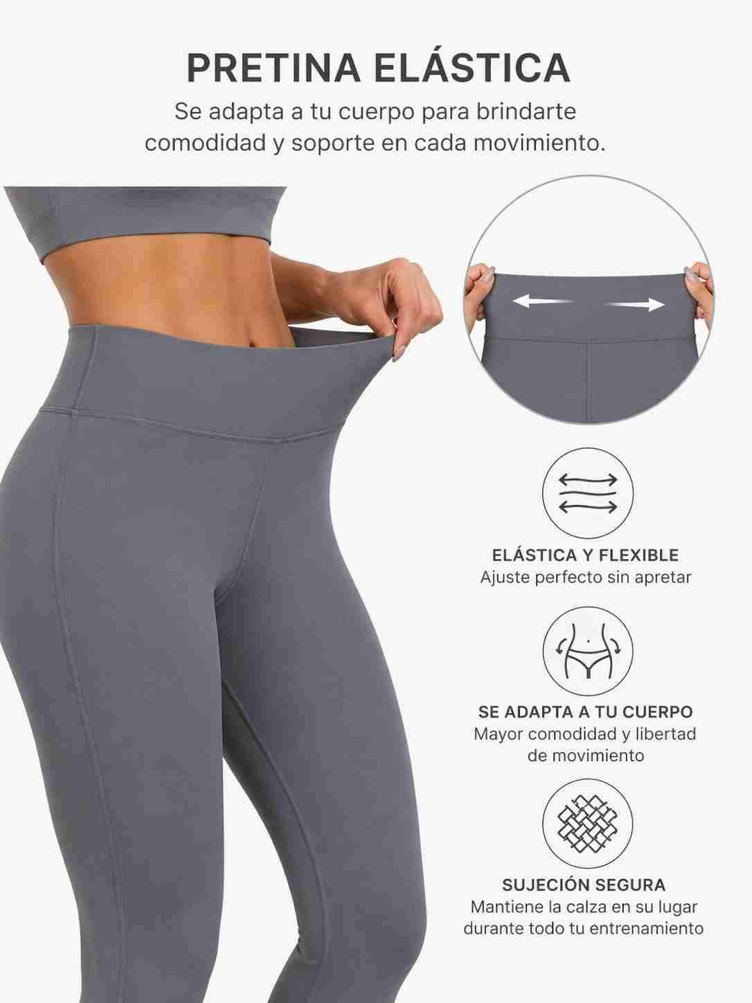 Leggings grises deportivos - miniatura 5