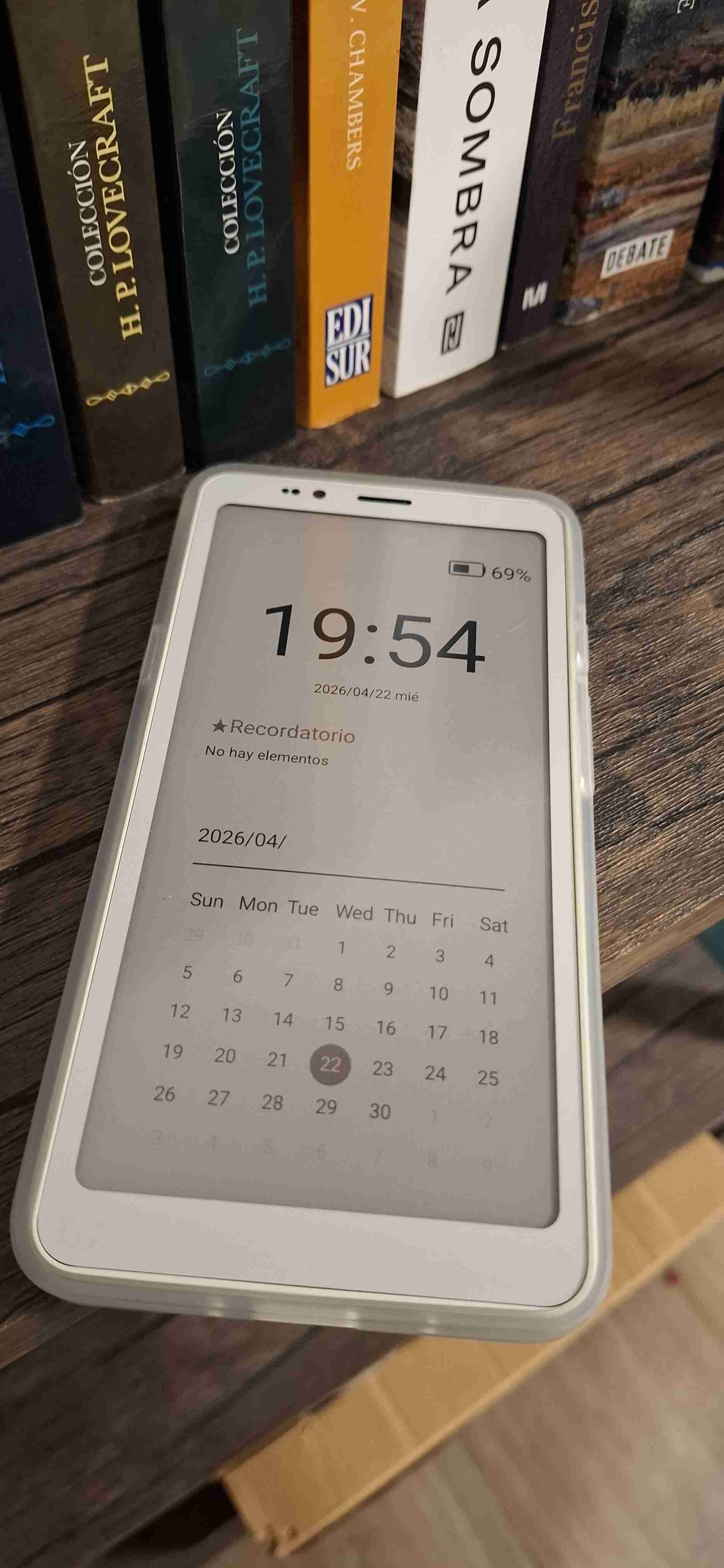 E-reader blanco con funda bigme hibreak s color - miniatura 1