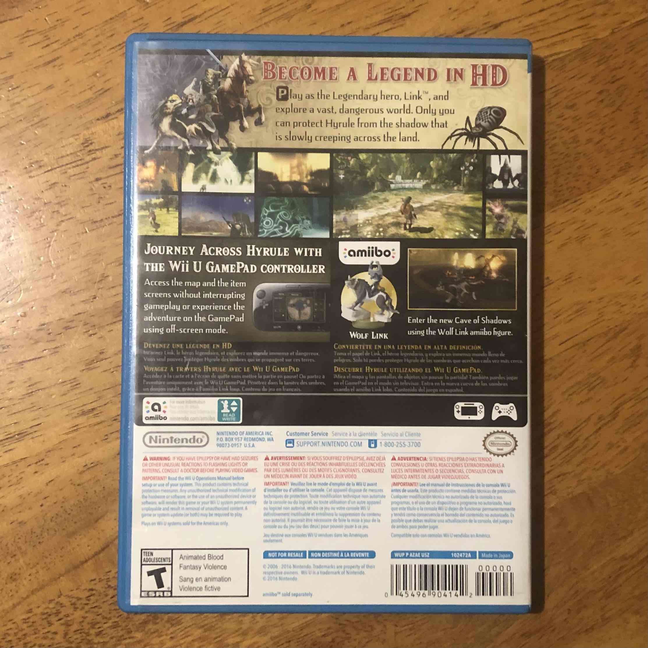 Zelda Twilight Princess HD -Nintendo Wii U - miniatura 2