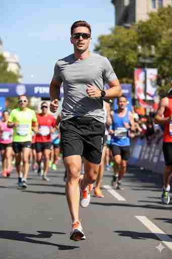 Shorts deportivos negros - miniatura 3