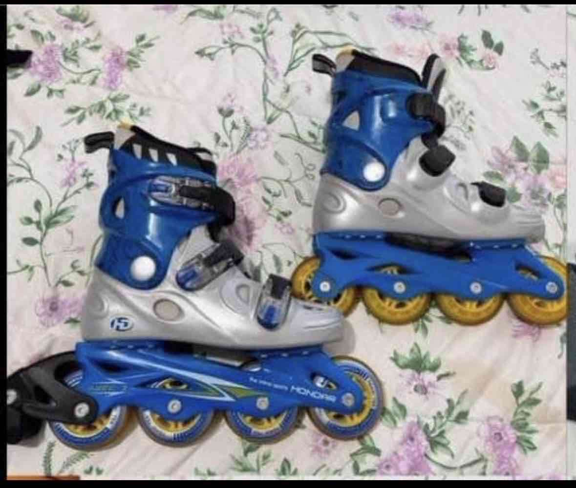 Patines hondar holly en línea azul y gris - miniatura 1