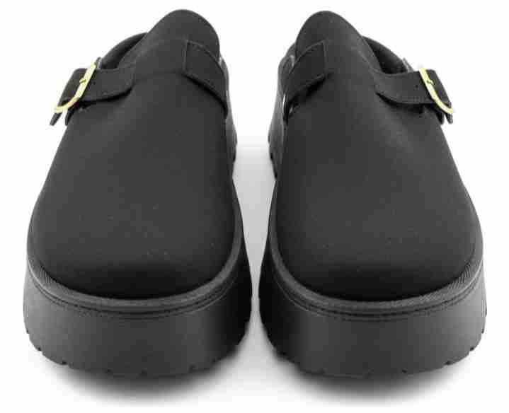 Zuecos negros con plataforma - miniatura 3