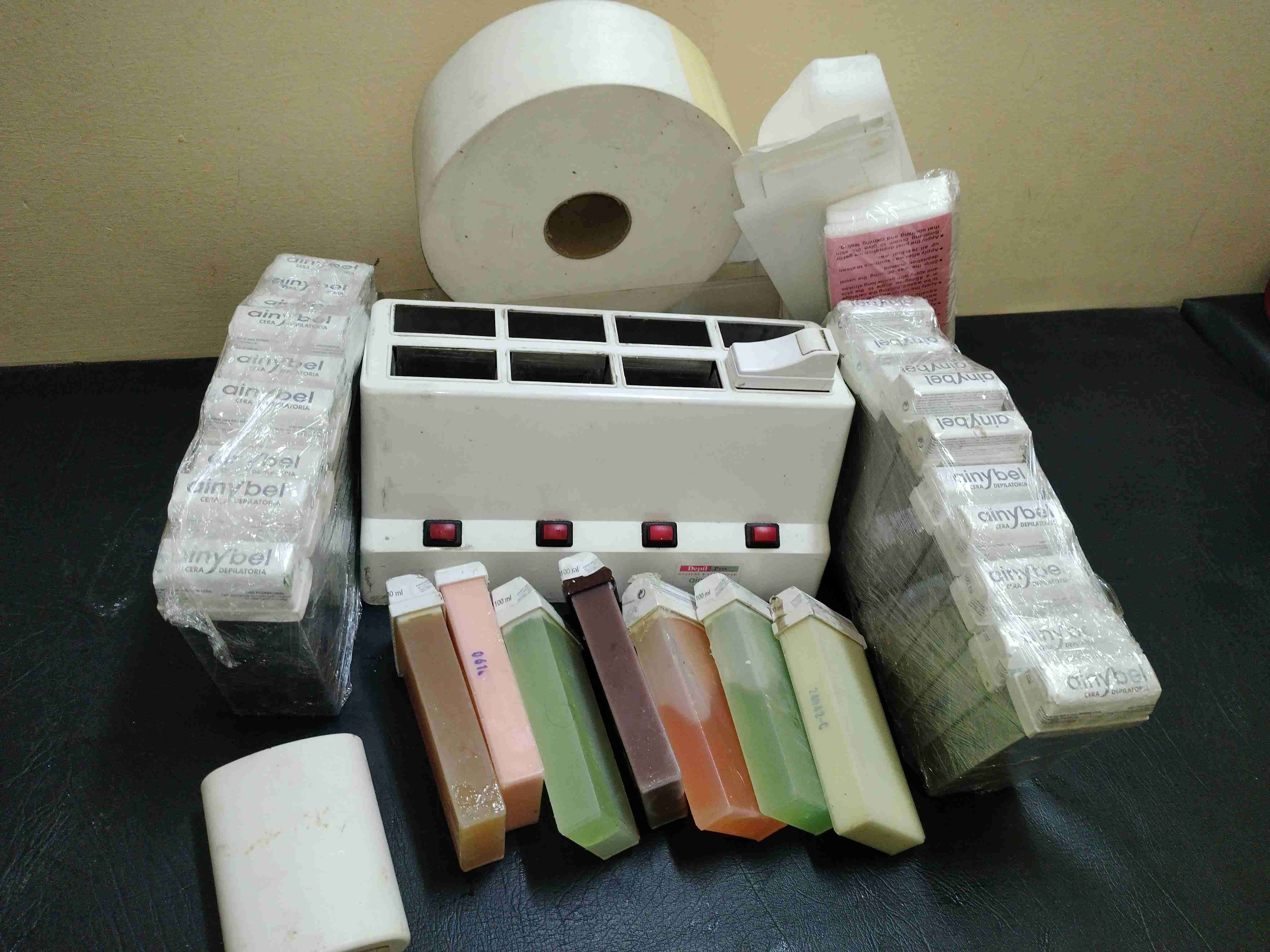 Set de cera depilatoria y rollos - miniatura 2