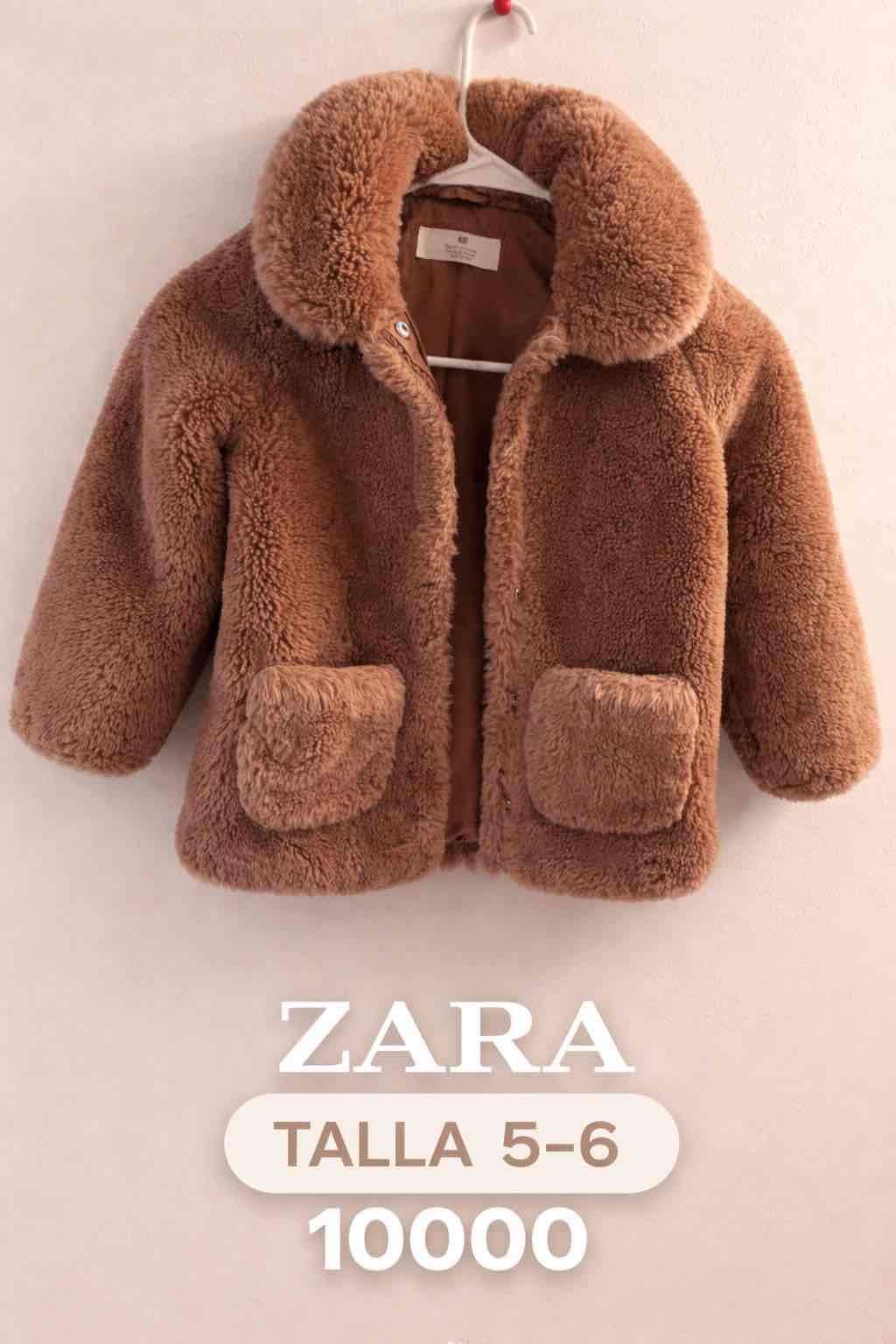 Chaqueta infantil Zara peluda - miniatura 1