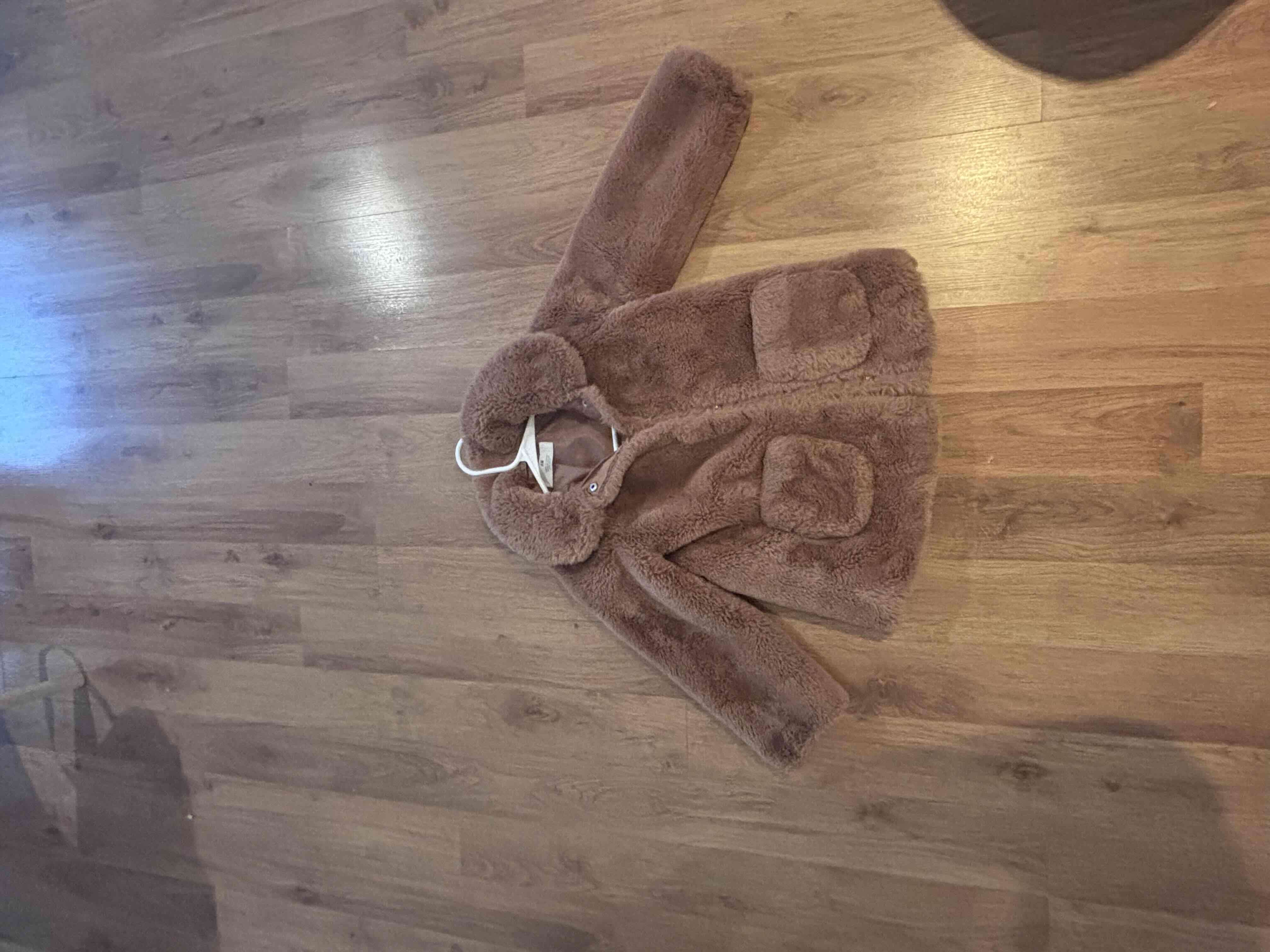 Chaqueta infantil Zara peluda - miniatura 3