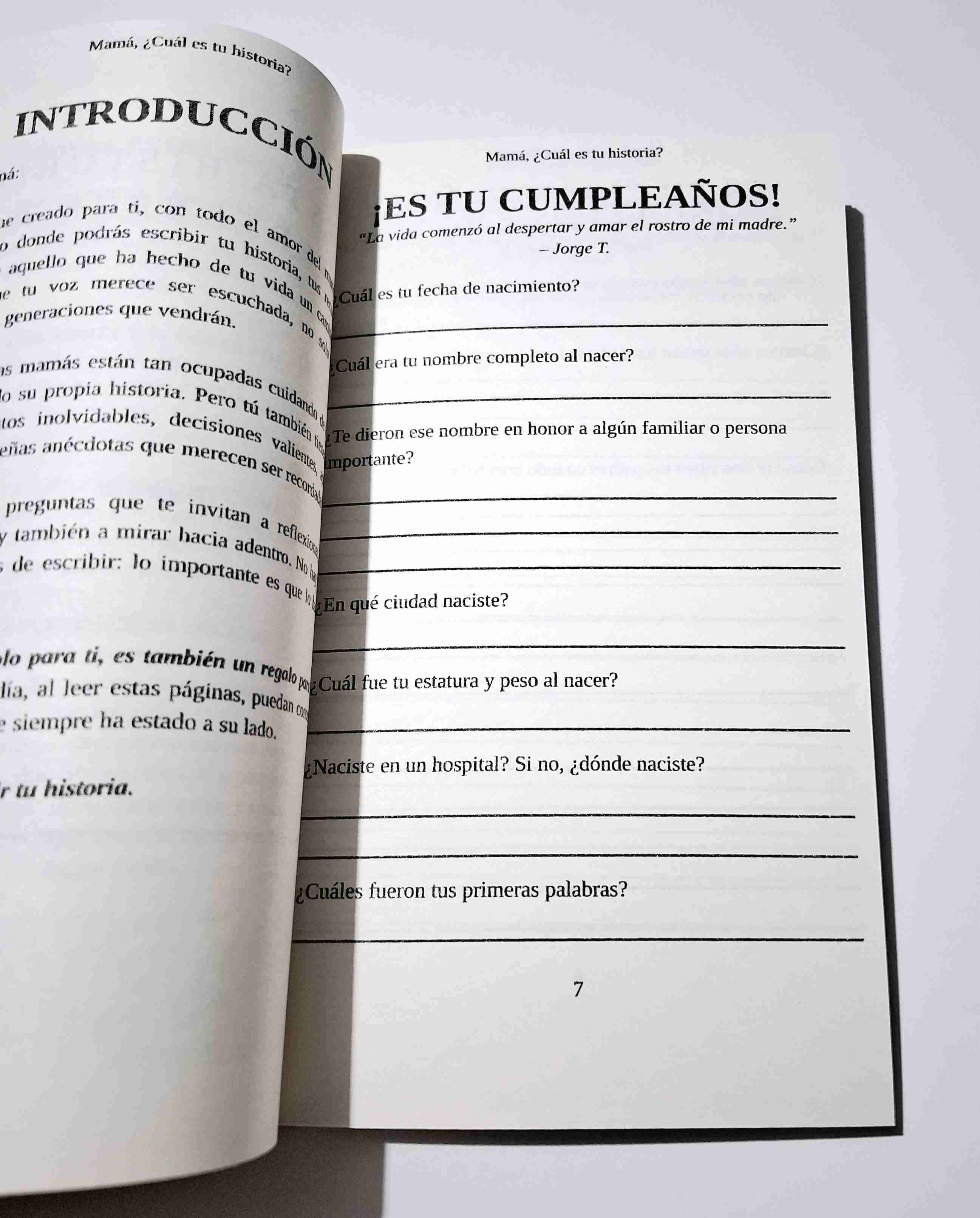 Libro 'Mamá, ¿Cuál es tu Historia?' - miniatura 5