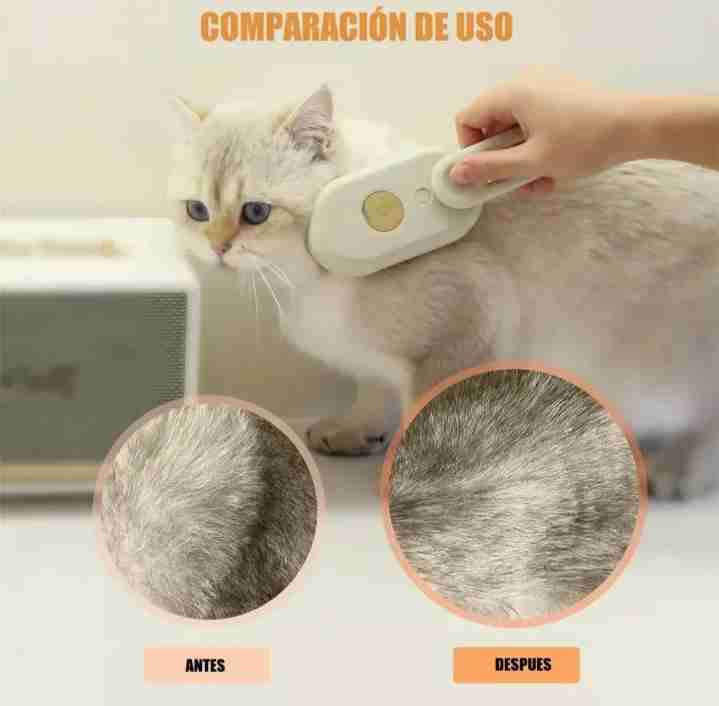 Cepillo para mascotas con vapor - miniatura 4