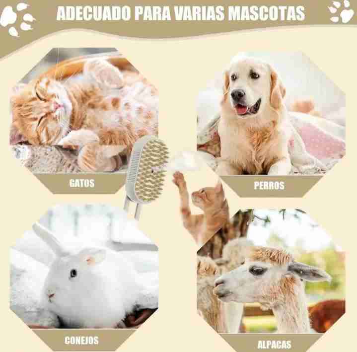 Cepillo para mascotas con vapor - miniatura 5
