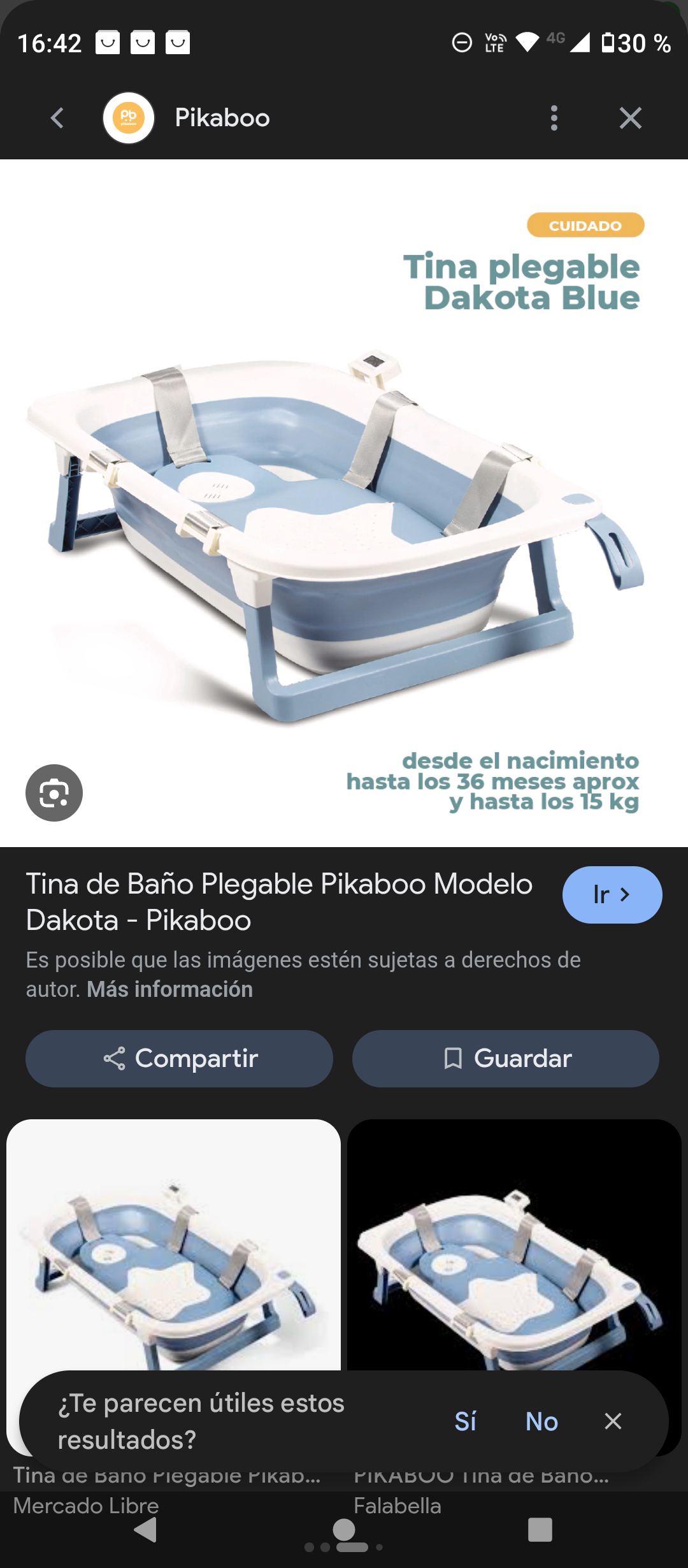 Bañera plegable Pikaboo Dakota - miniatura 2
