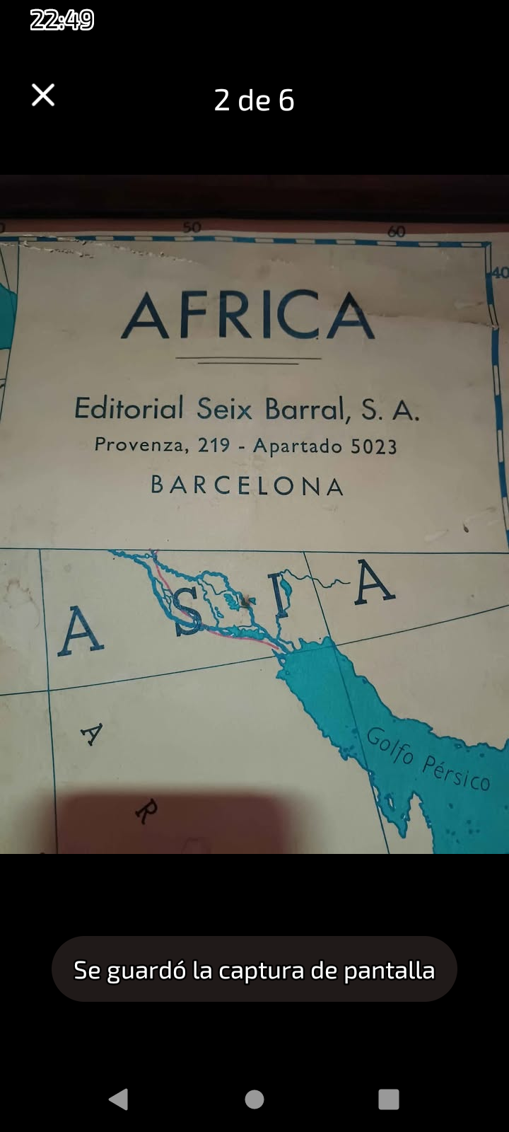 Mapa antiguo de África - miniatura 5
