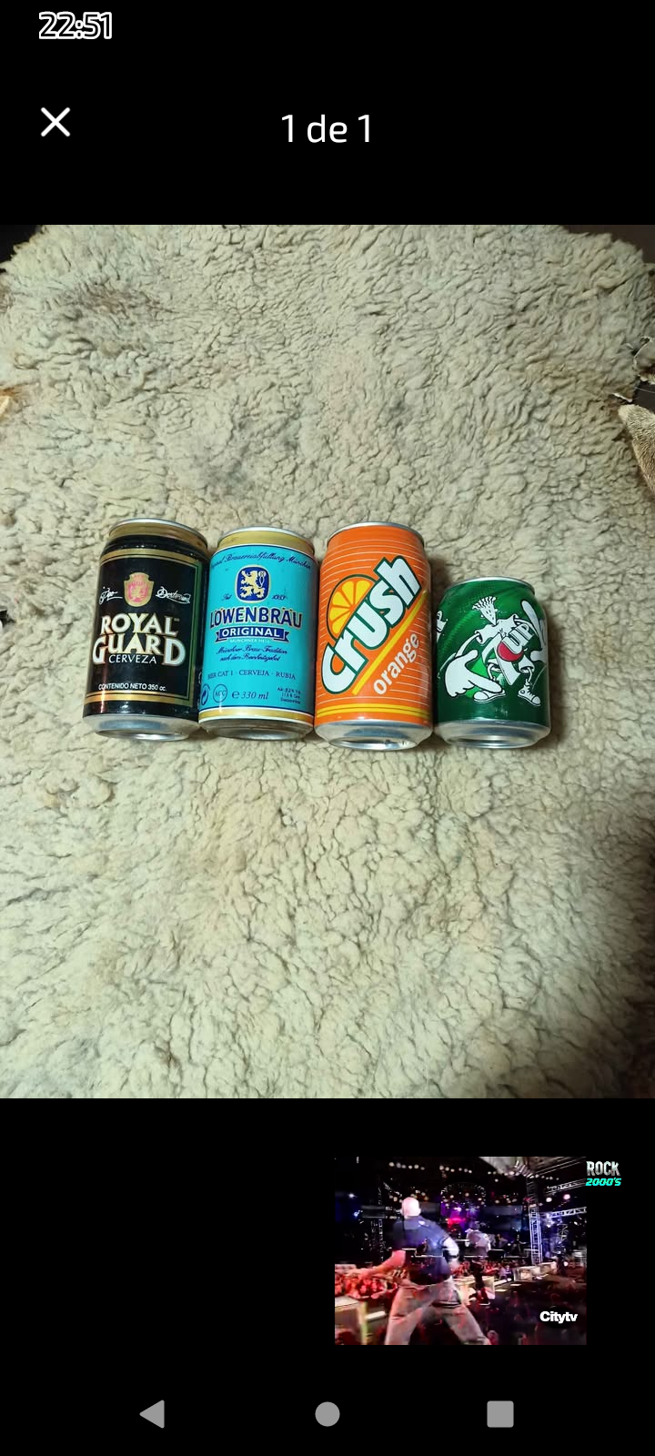 Latas colección vintage variadas