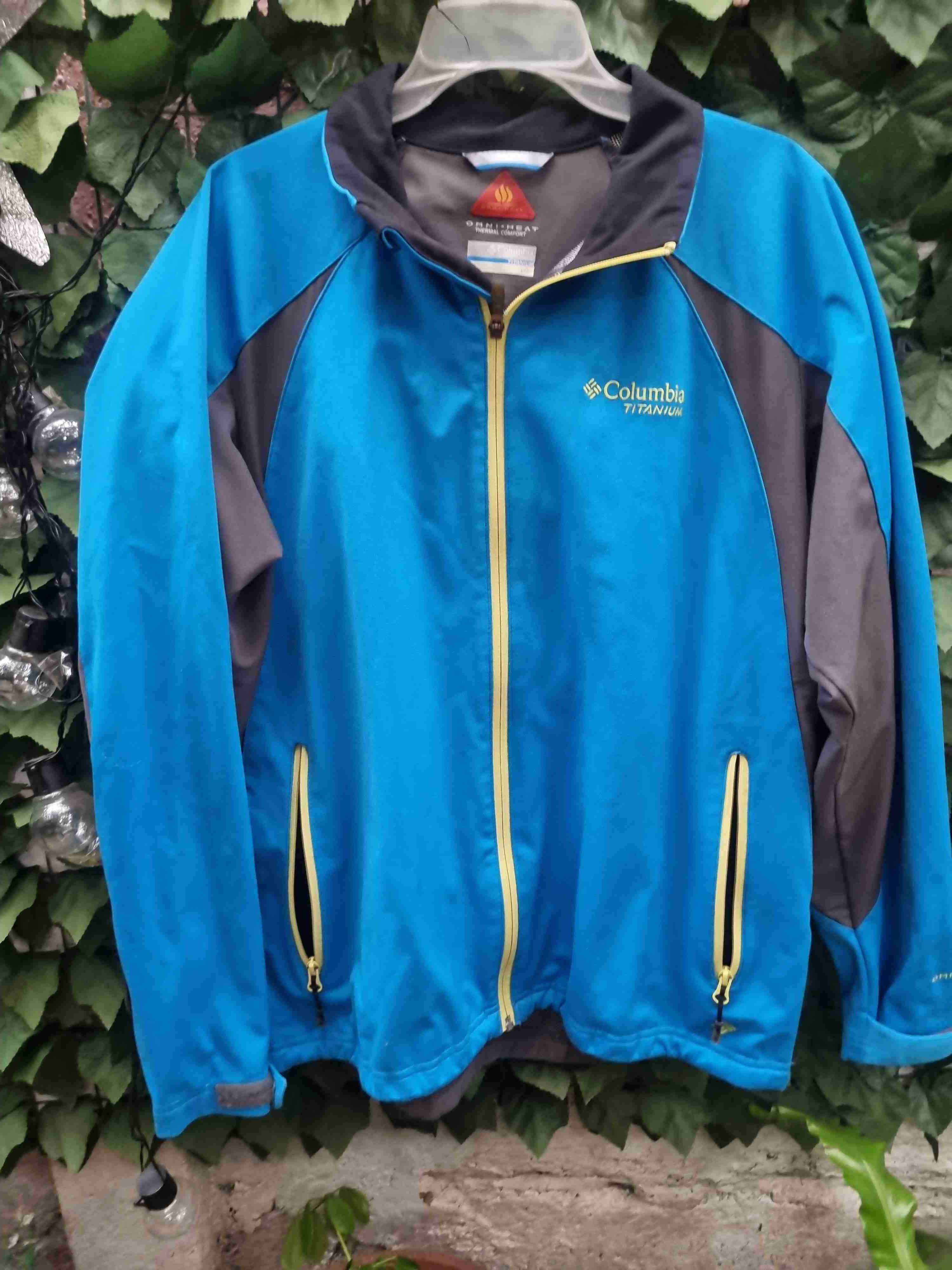 Chaqueta Columbia azul y gris - miniatura 1