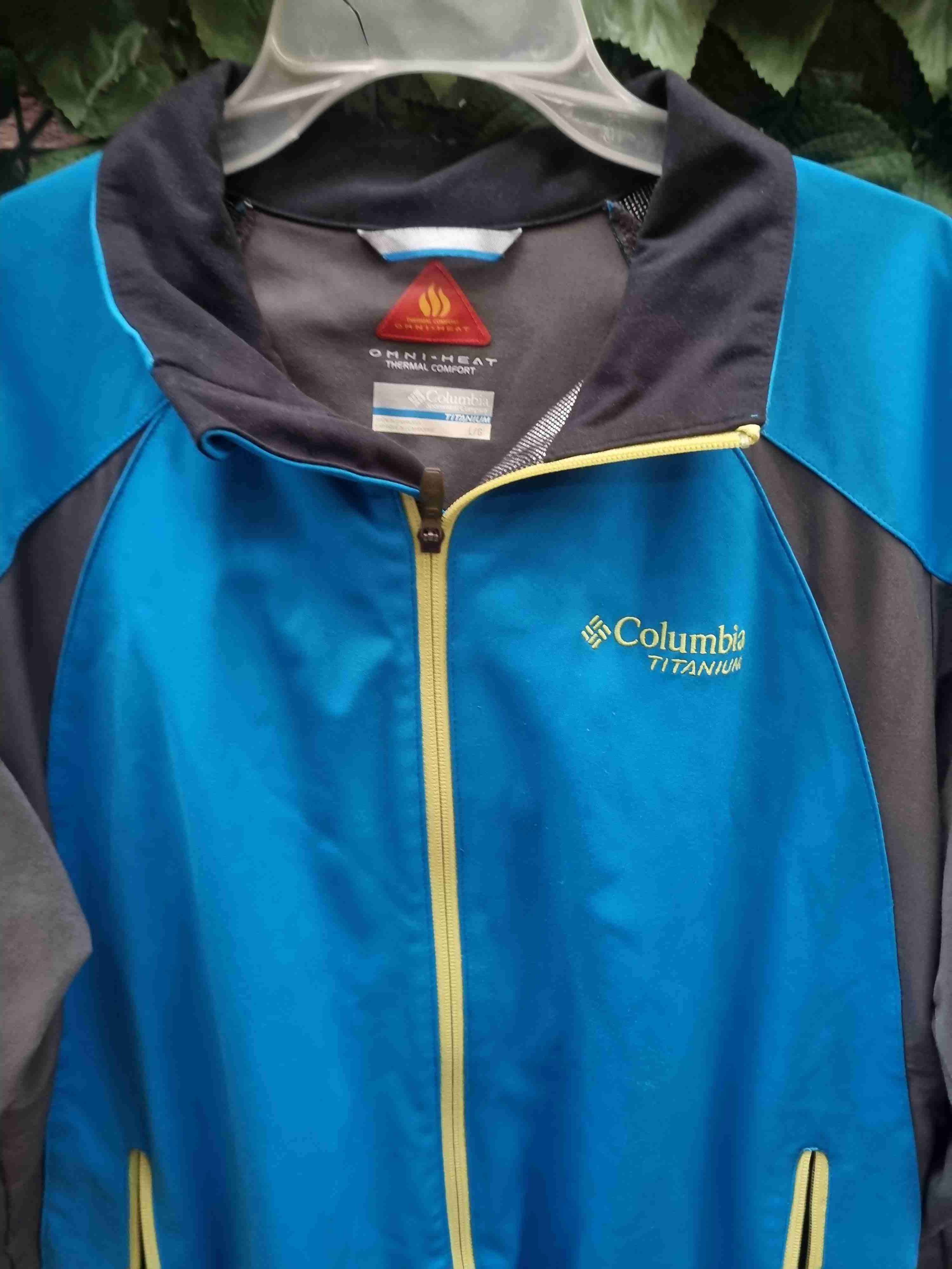 Chaqueta Columbia azul y gris - miniatura 2