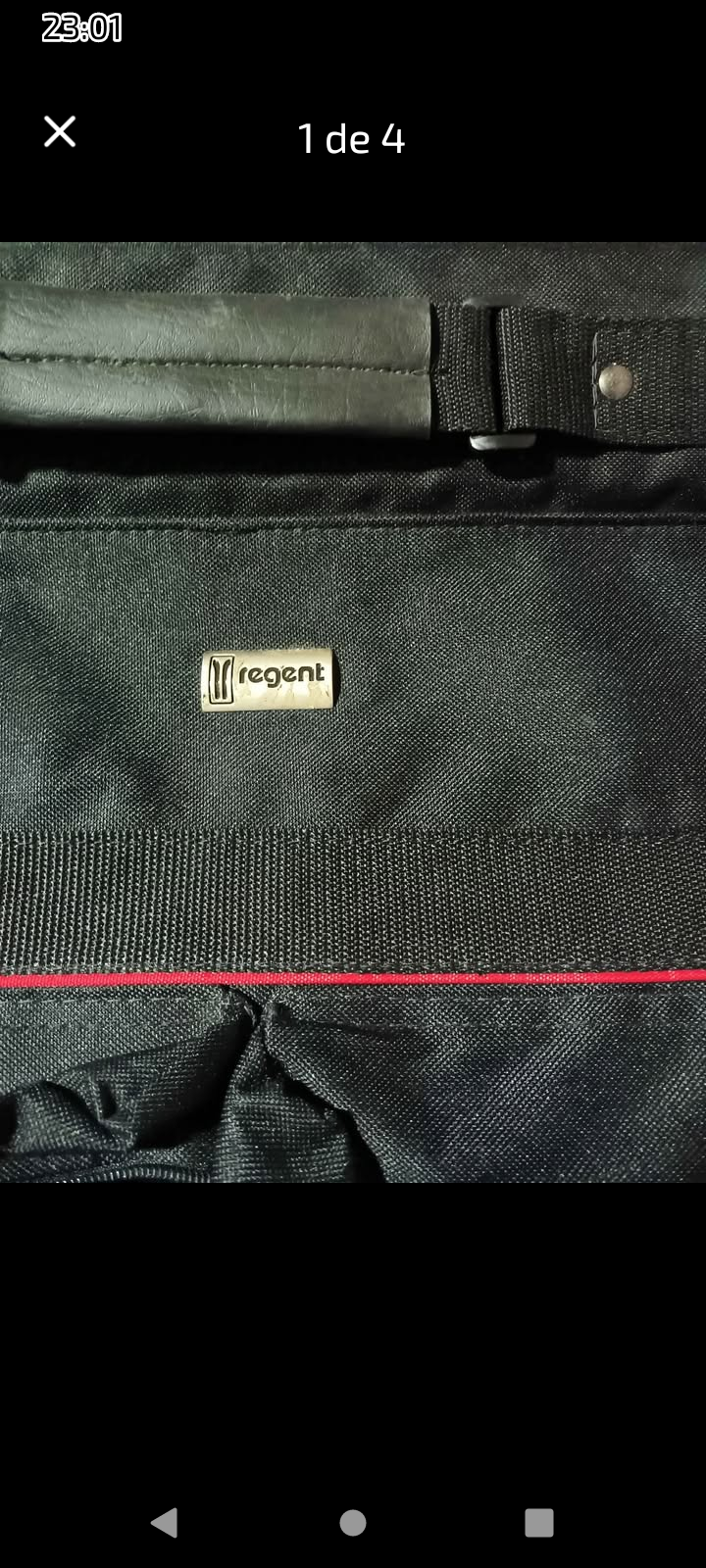 Porta Terno negro Regent - miniatura 1