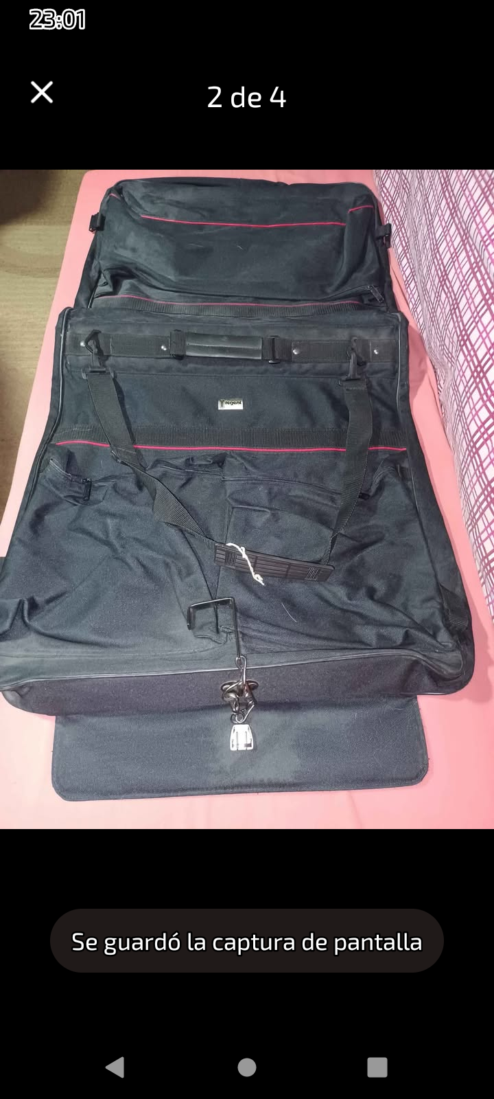 Porta Terno negro Regent - miniatura 2