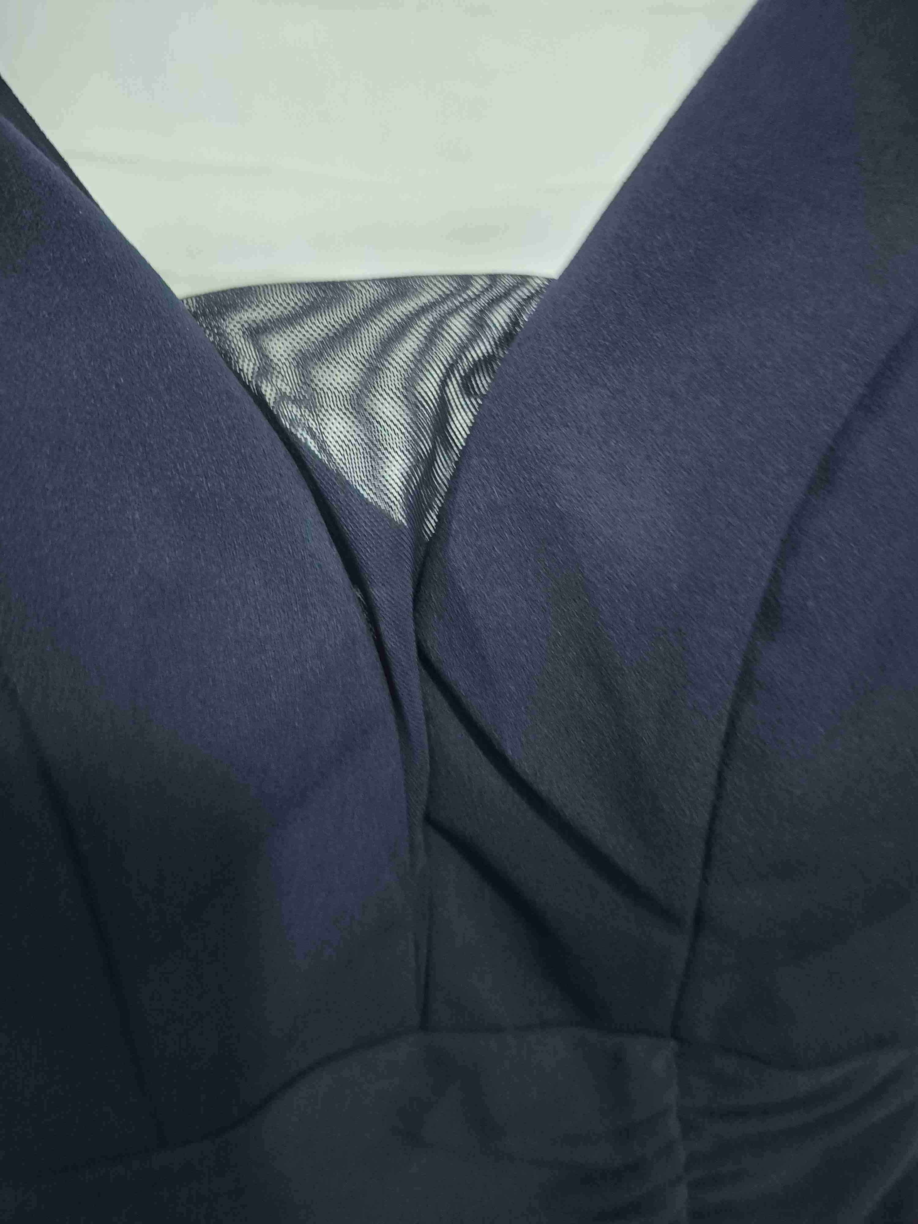 Vestido azul elegante sin mangas - miniatura 3