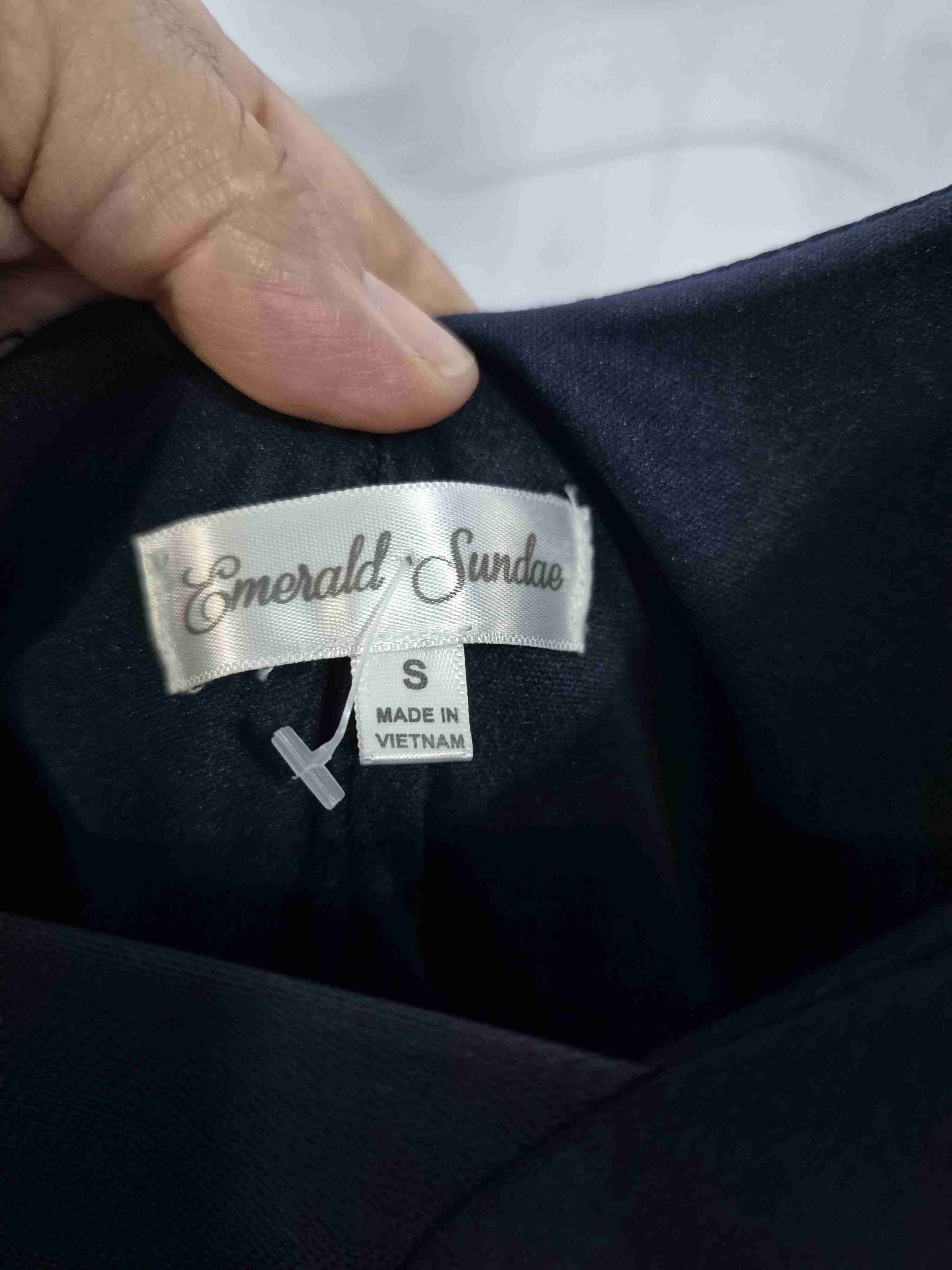 Vestido azul elegante sin mangas - miniatura 4