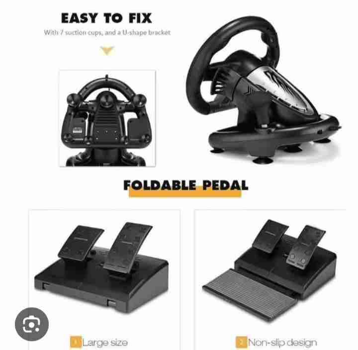 Volante de juego con pedales PXN v3 pro - miniatura 1