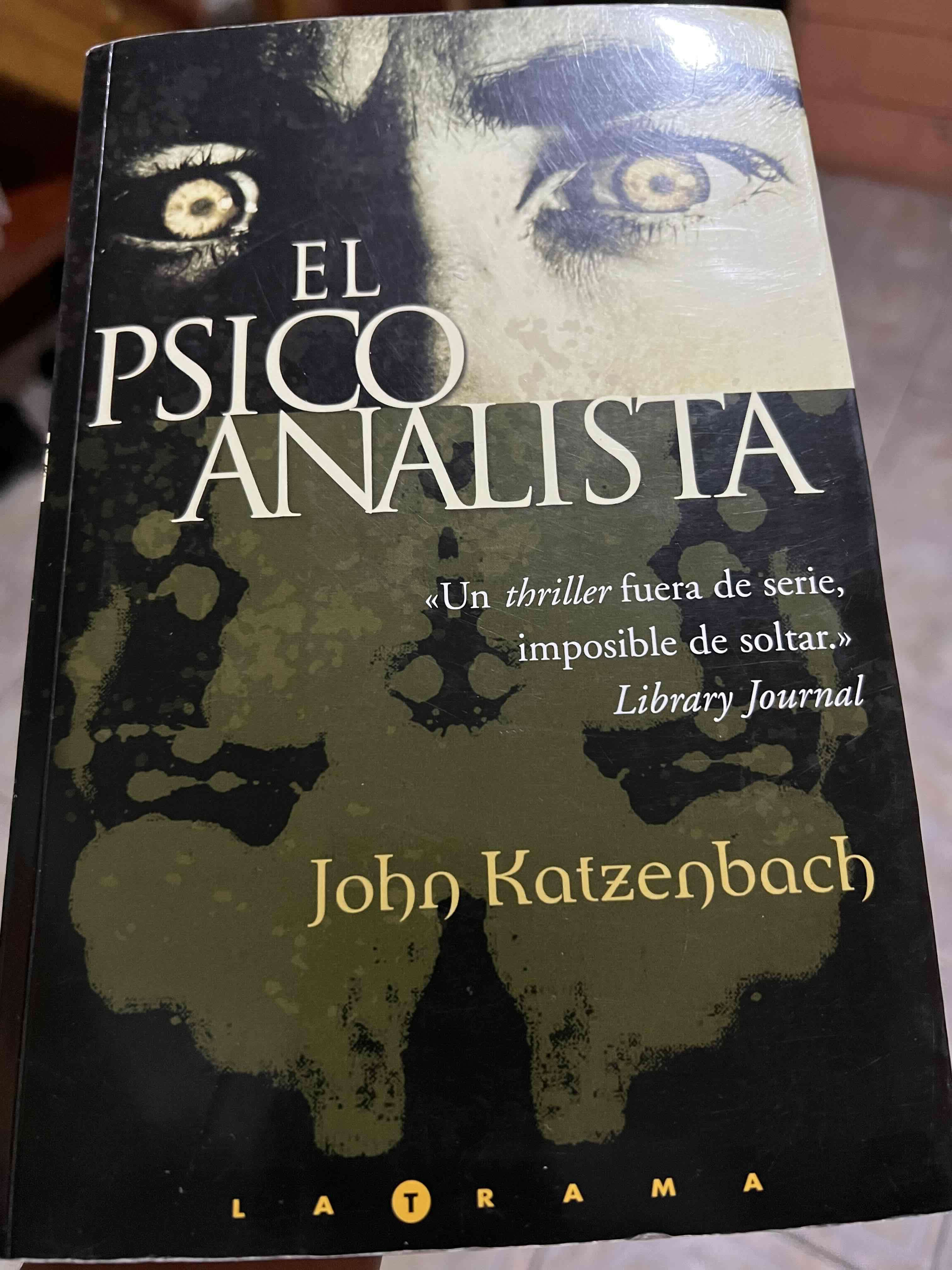 Libro El Psicoanalista John Katzenbach
