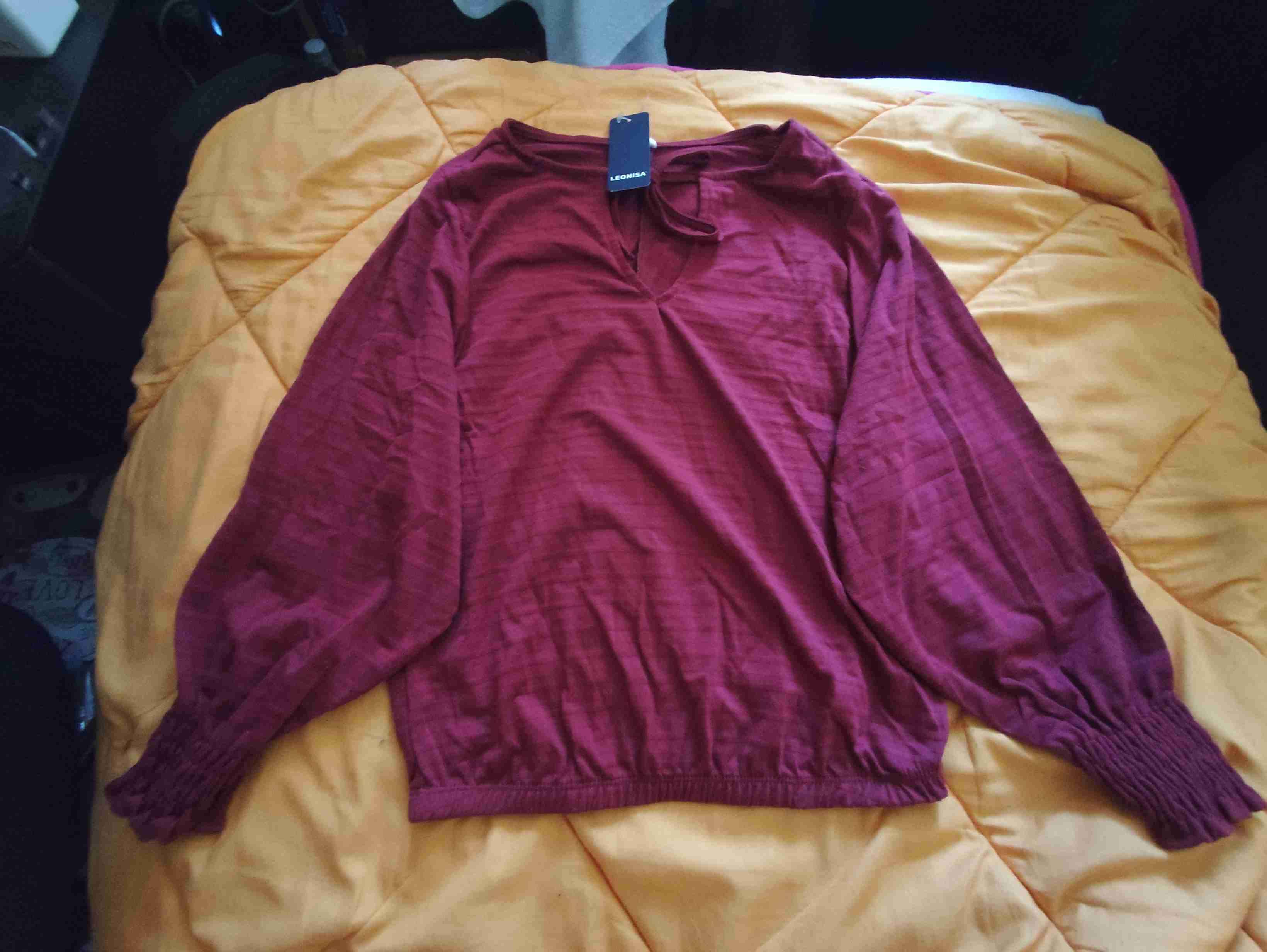 Blusa Romántica - Mangas Abullonadas - miniatura 1