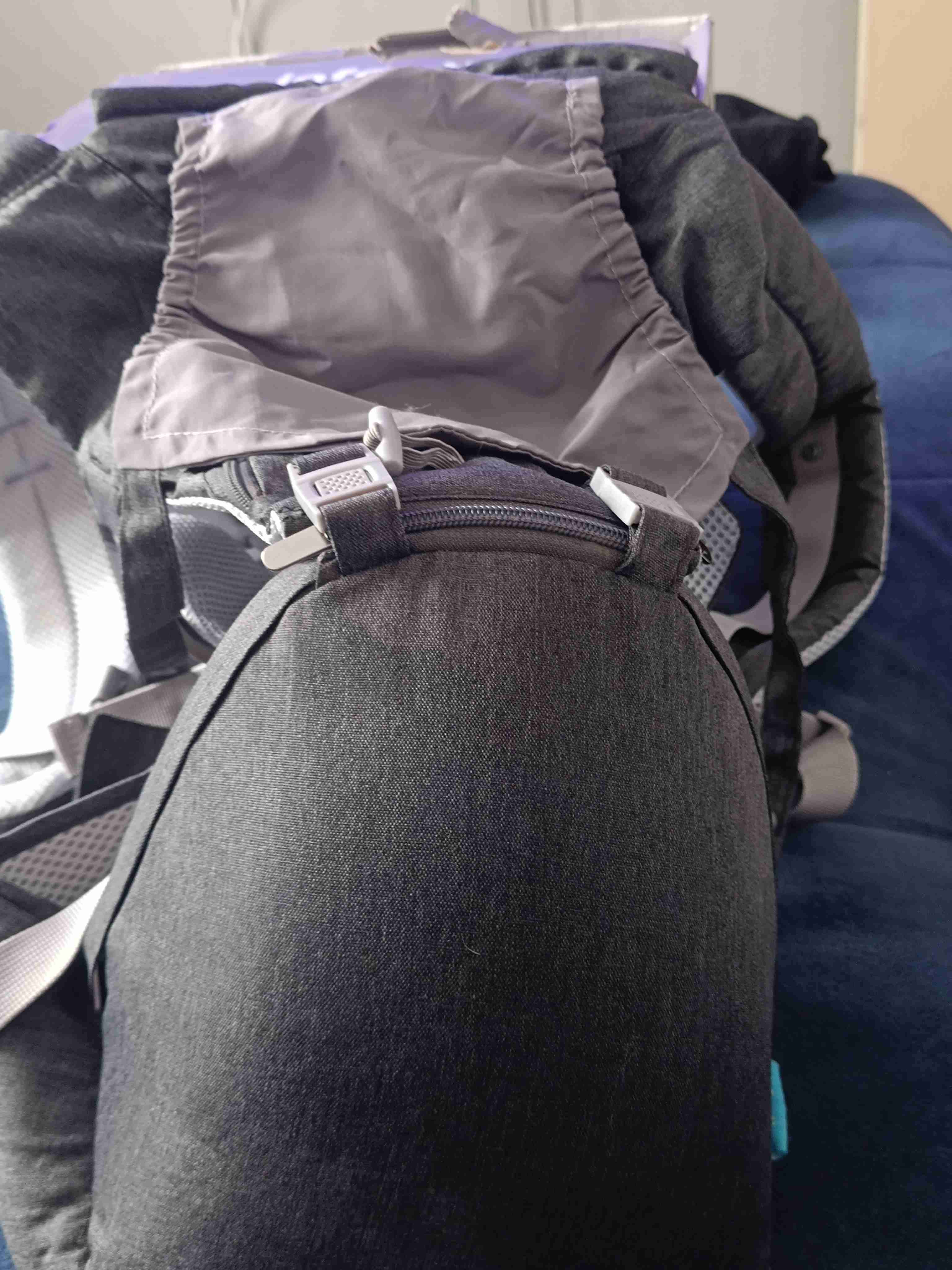 Portabebés gris ajustable - miniatura 4