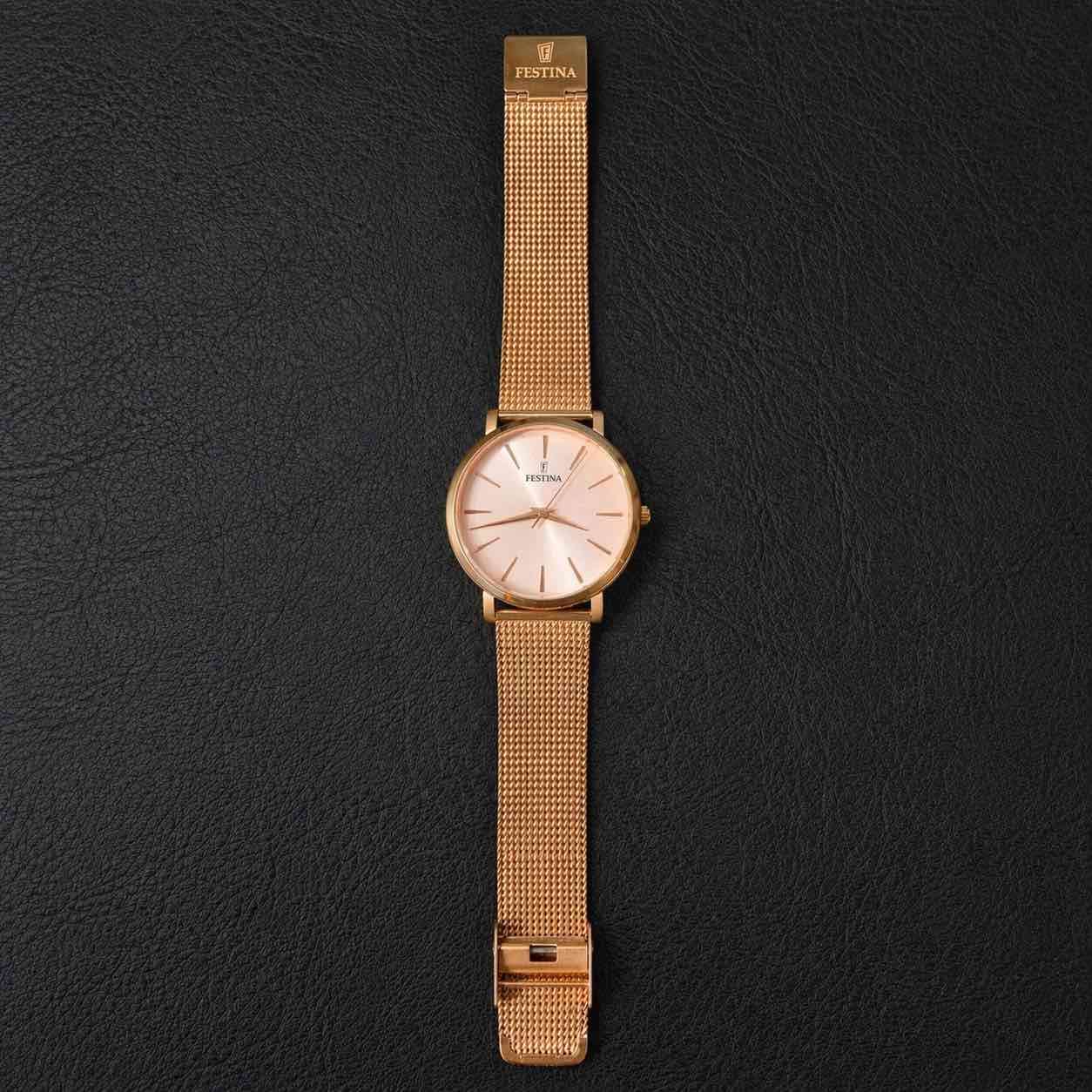 Reloj Festina oro rosa unisex - miniatura 2