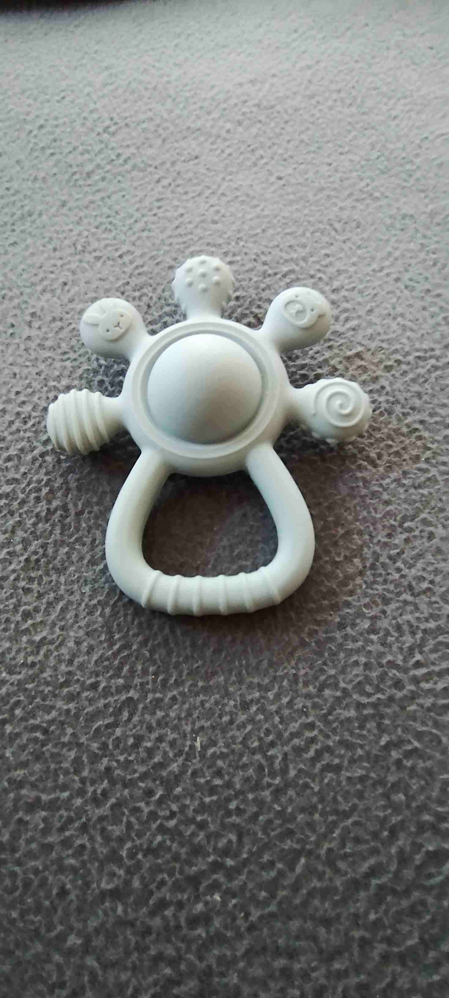 Mordedor para bebé gris