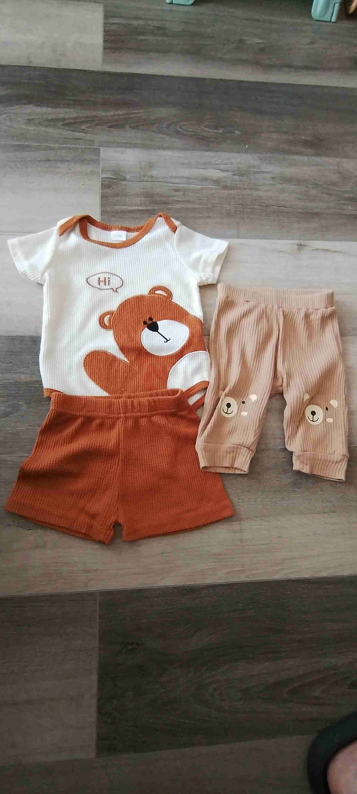 Conjunto de bebé con osito 6 meses