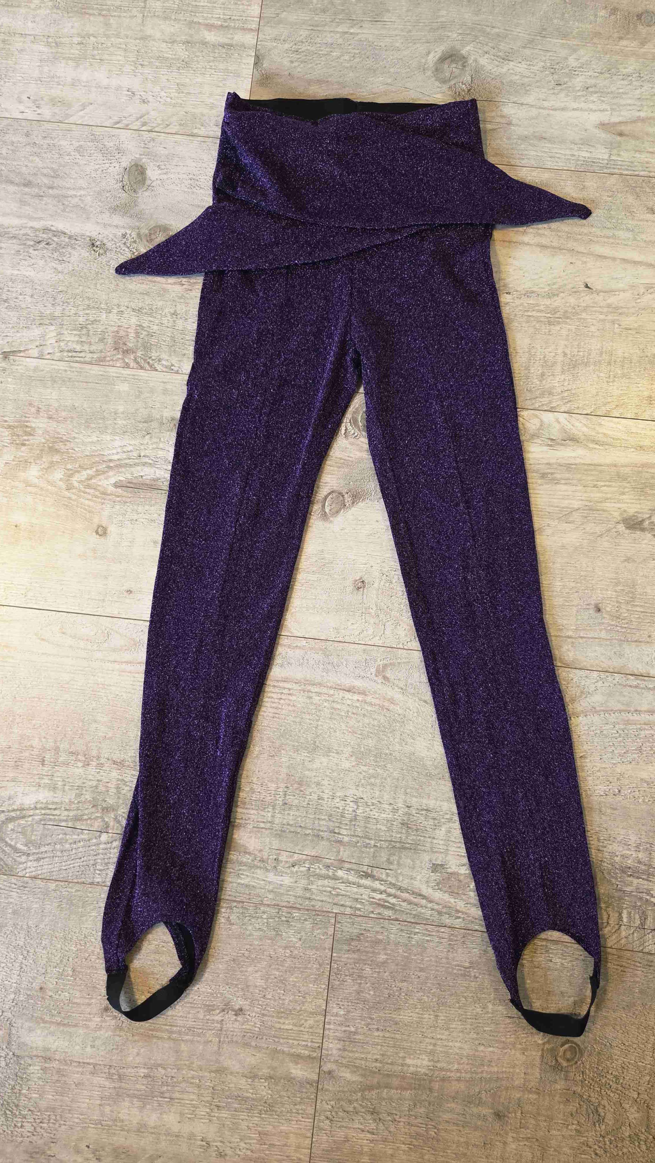 Leggings brillantes morados - miniatura 1