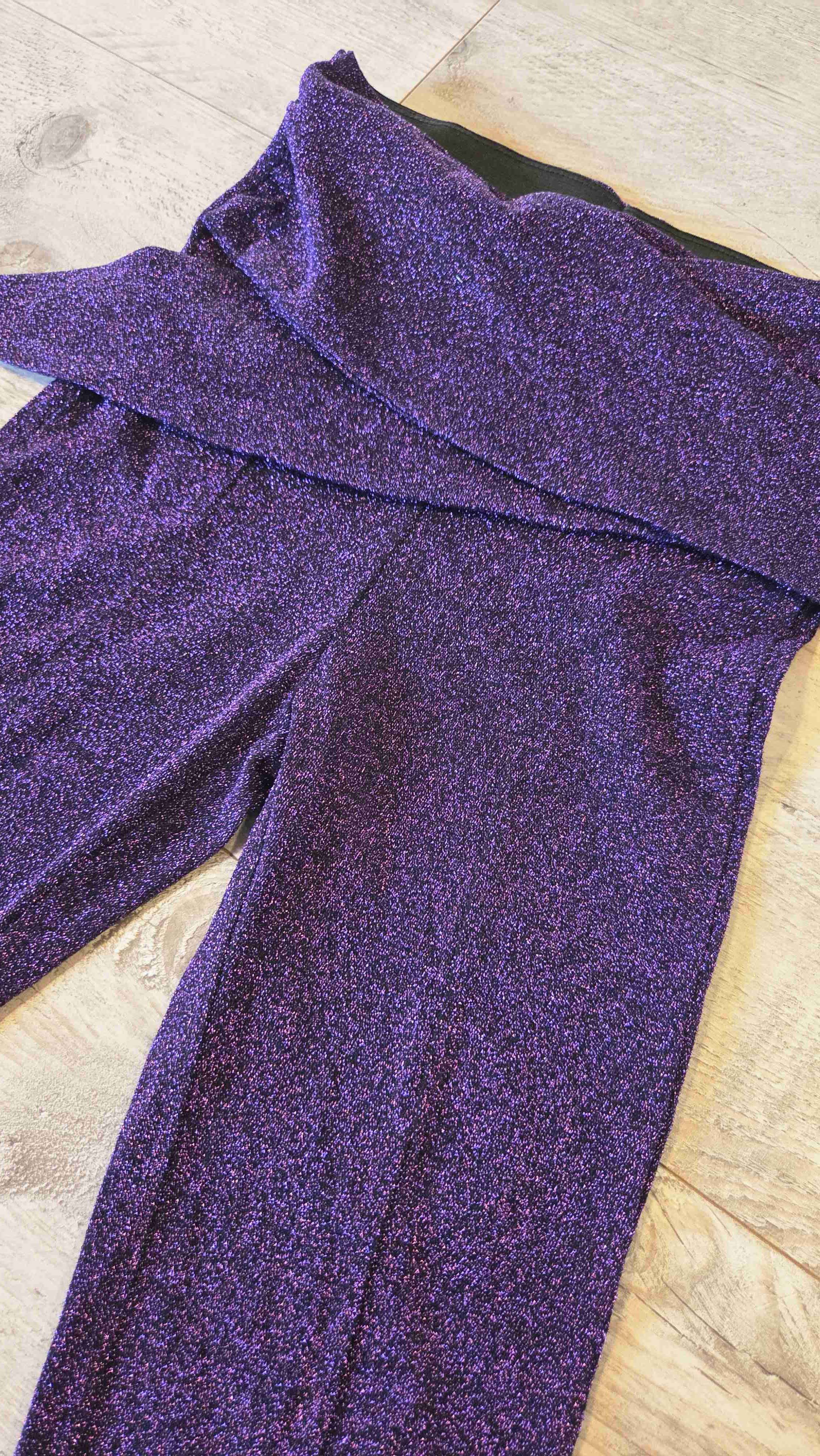 Leggings brillantes morados - miniatura 2