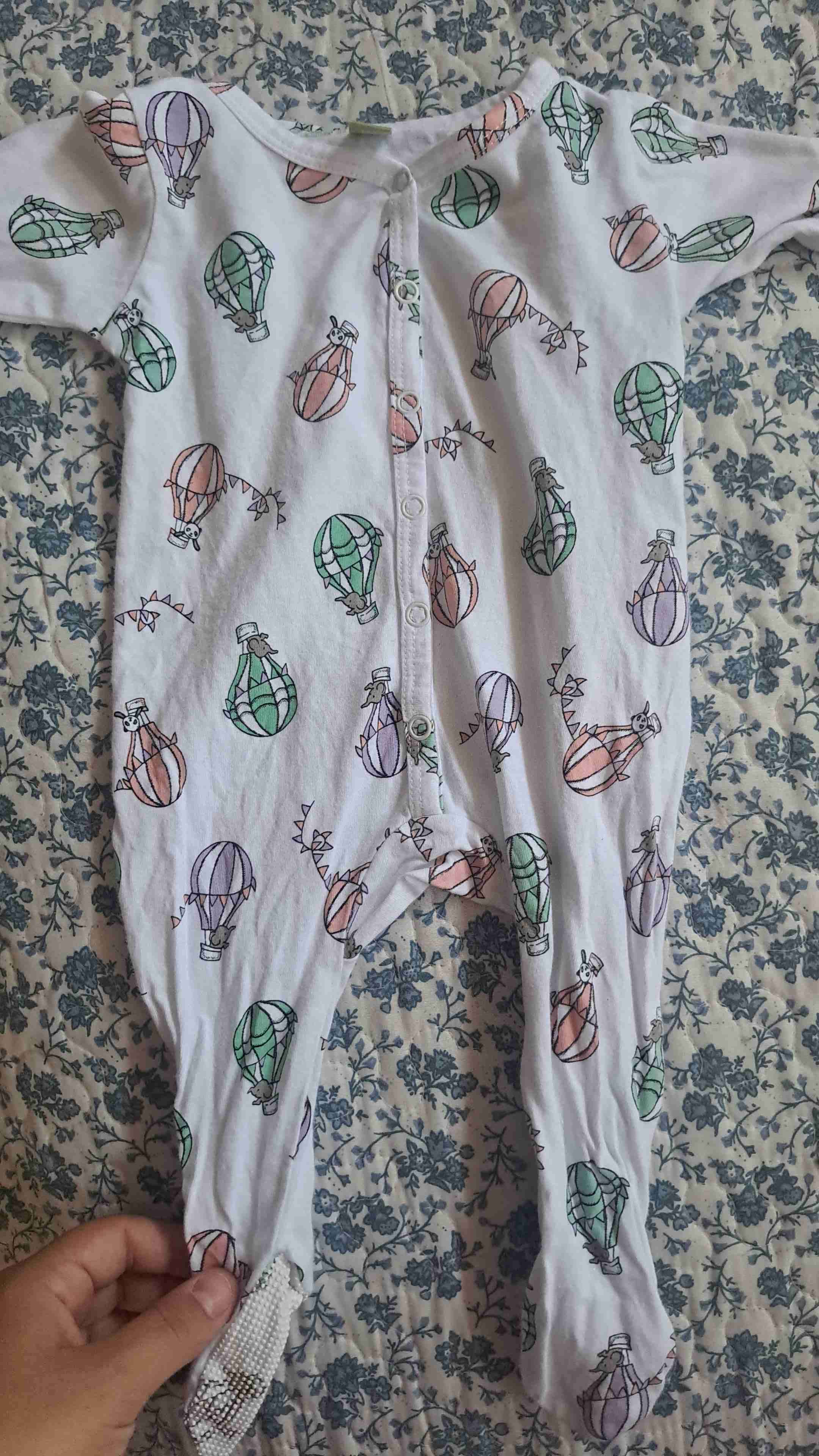 Enterito de bebé bordado floral - miniatura 3