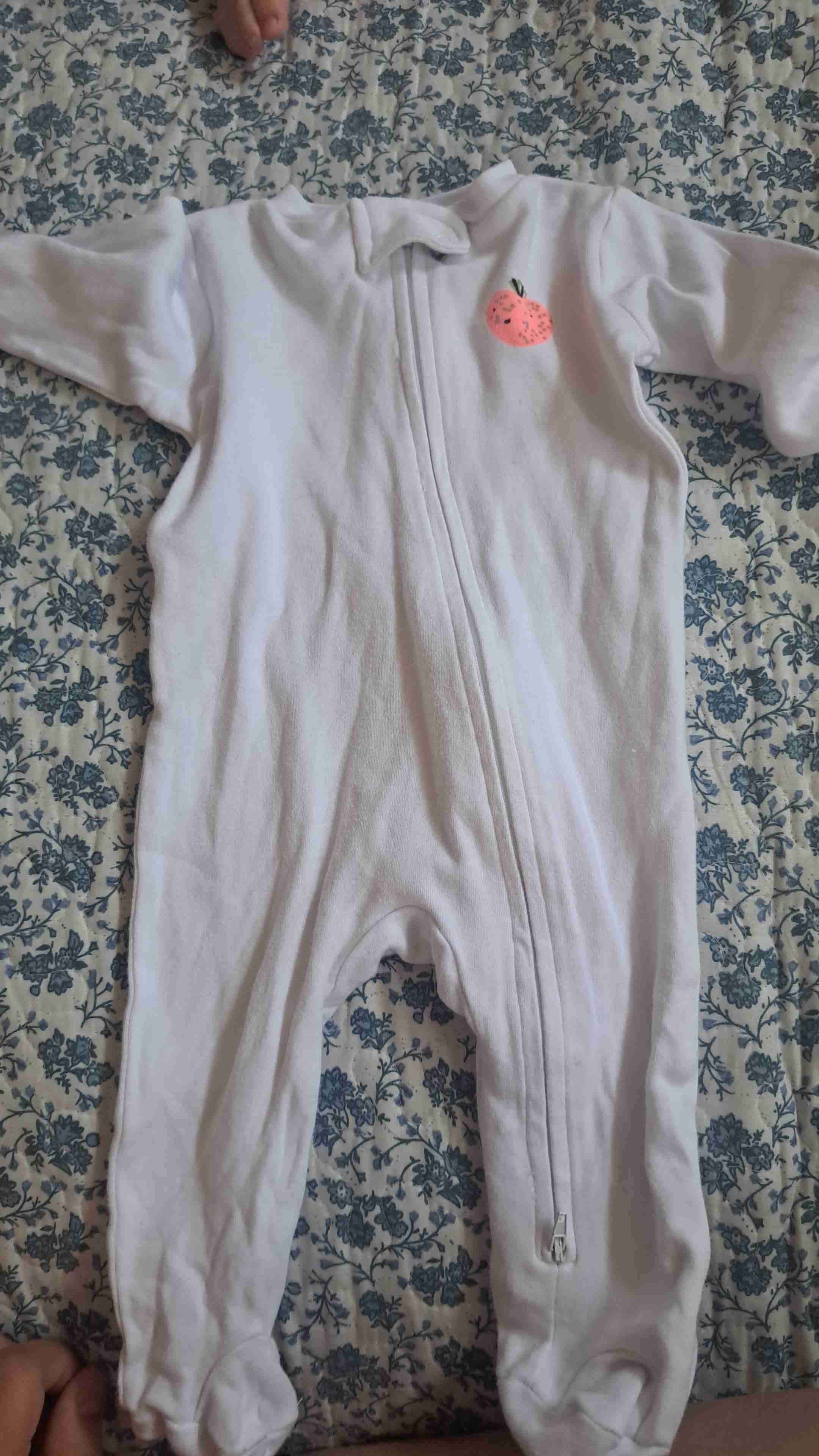 Enterito de bebé bordado floral - miniatura 5