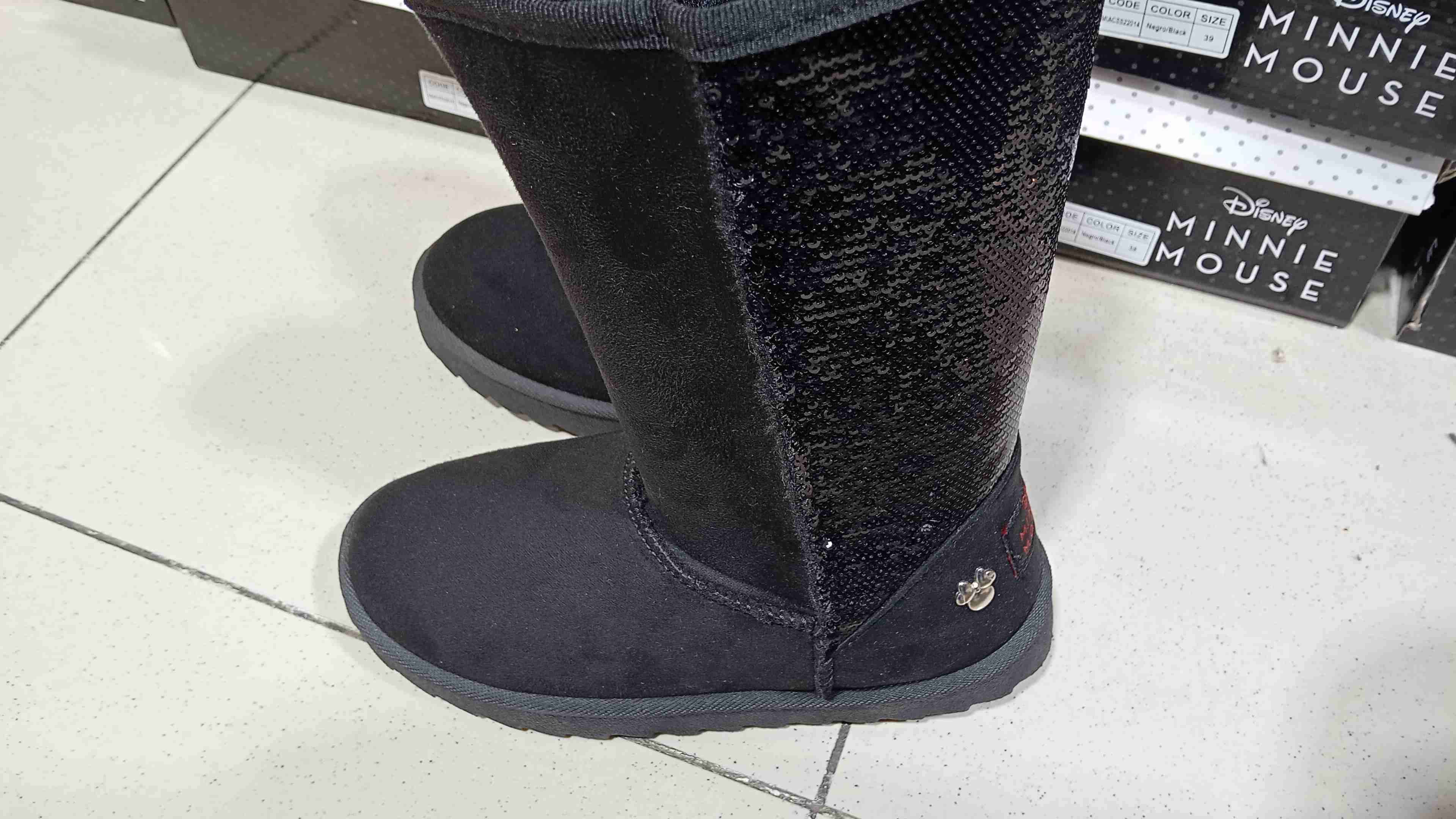 Botas negras  chiporro Minnie Mouse Adultos - miniatura 3