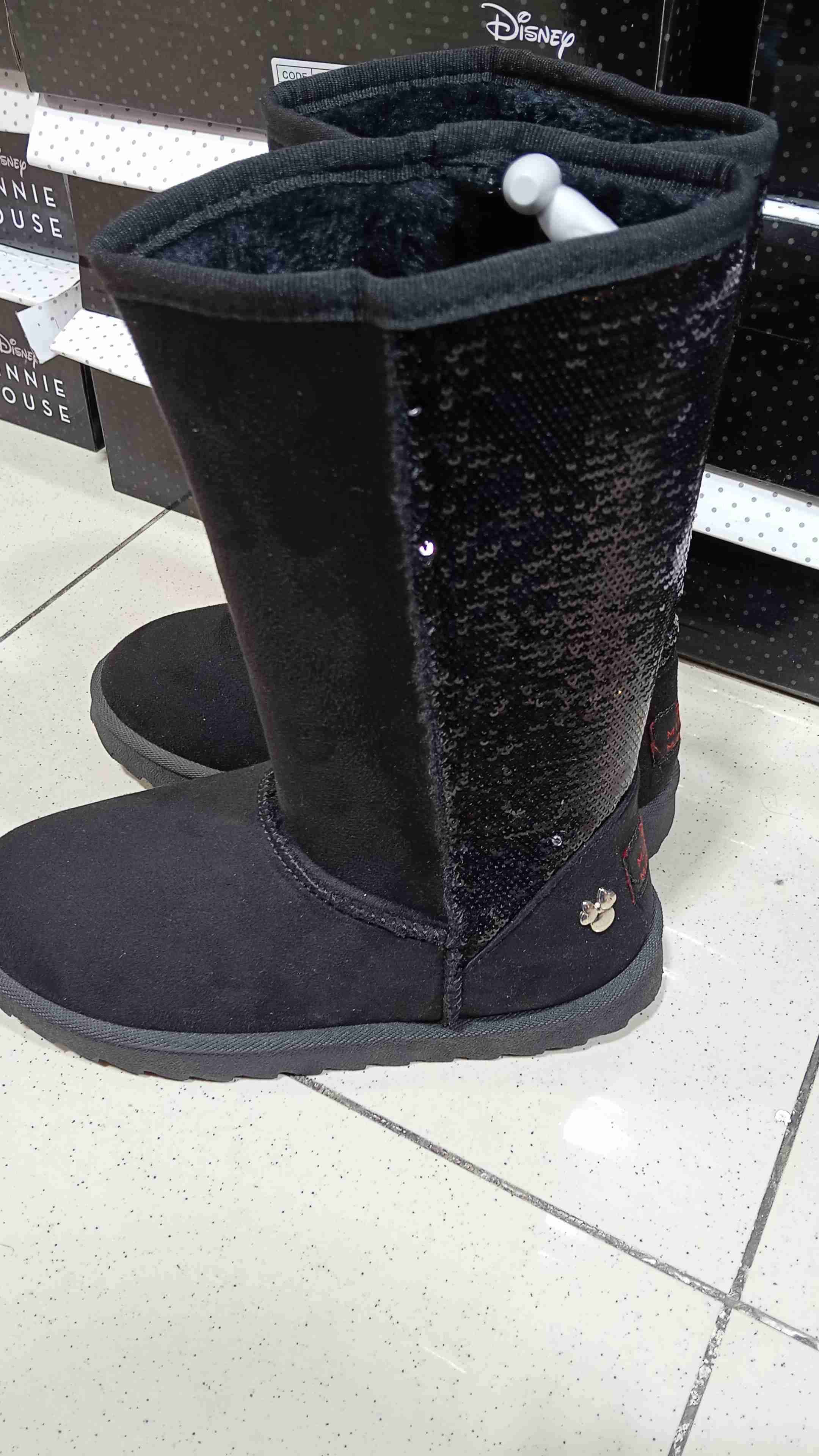 Botas negras  chiporro Minnie Mouse Adultos - miniatura 4