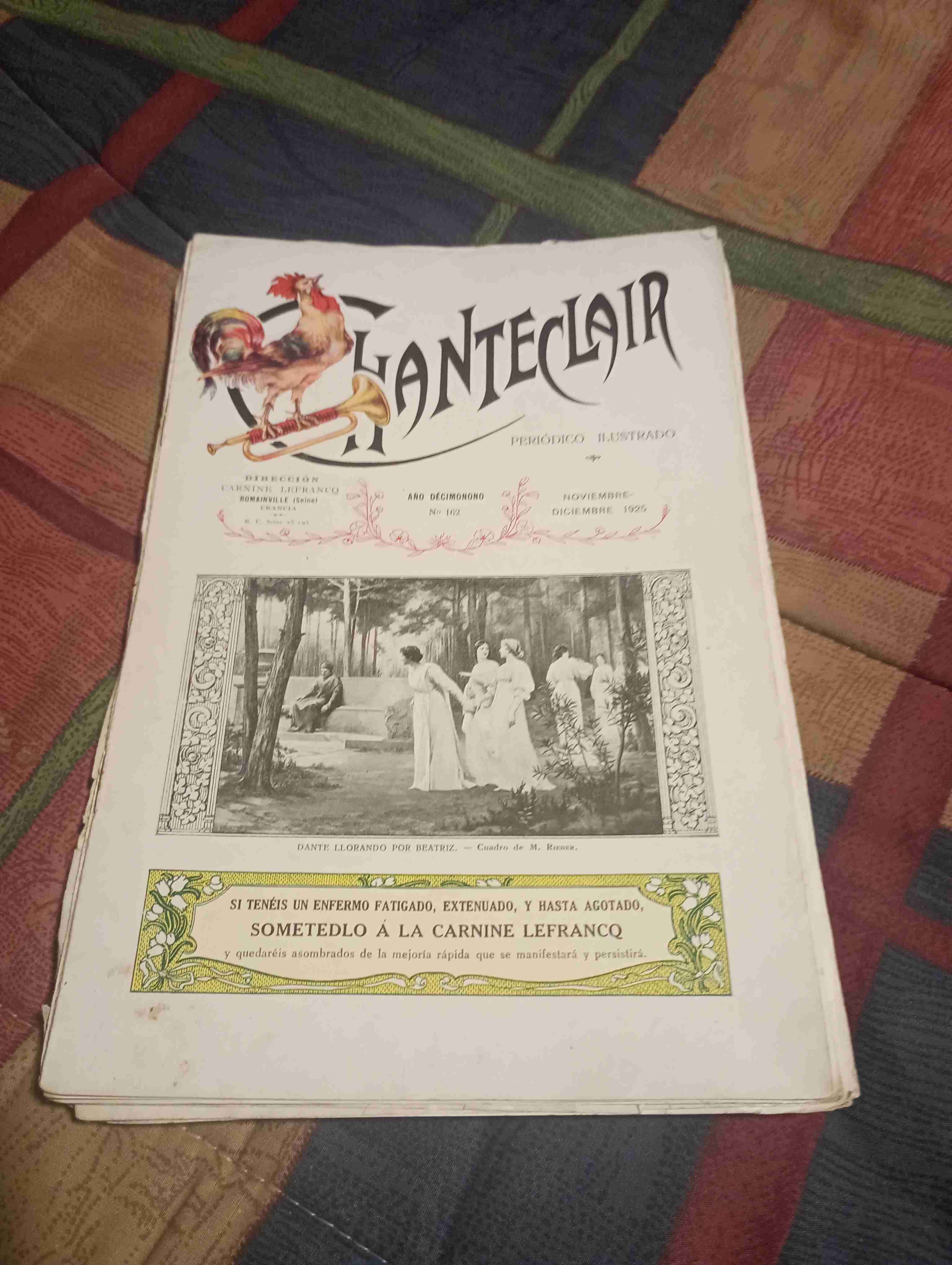 Revista antigua Canteclair 1925
