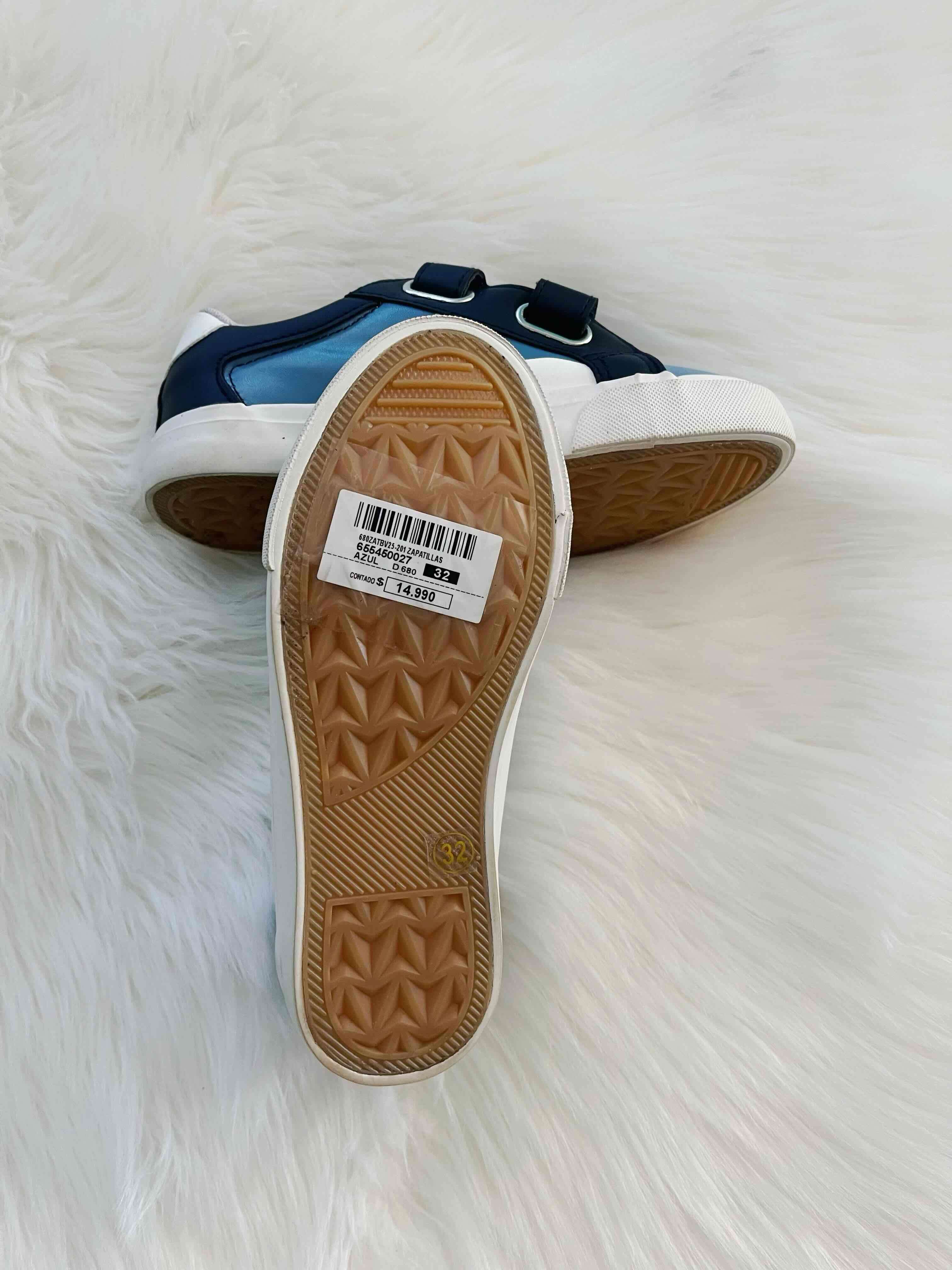 Zapatillas azul marino para niños talla 32 - miniatura 2