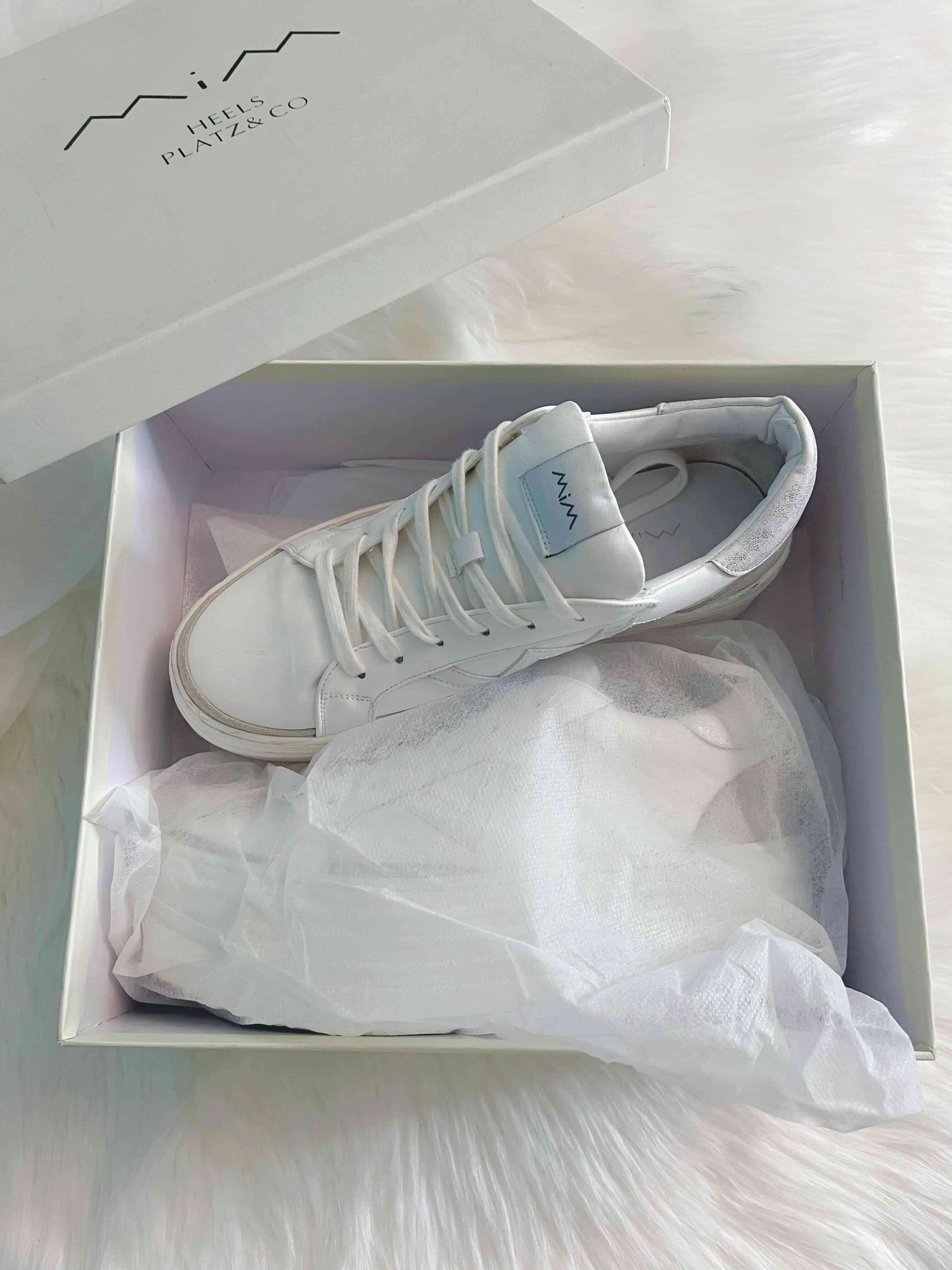 Zapatillas blancas plataforma MIM talla 38 - miniatura 2