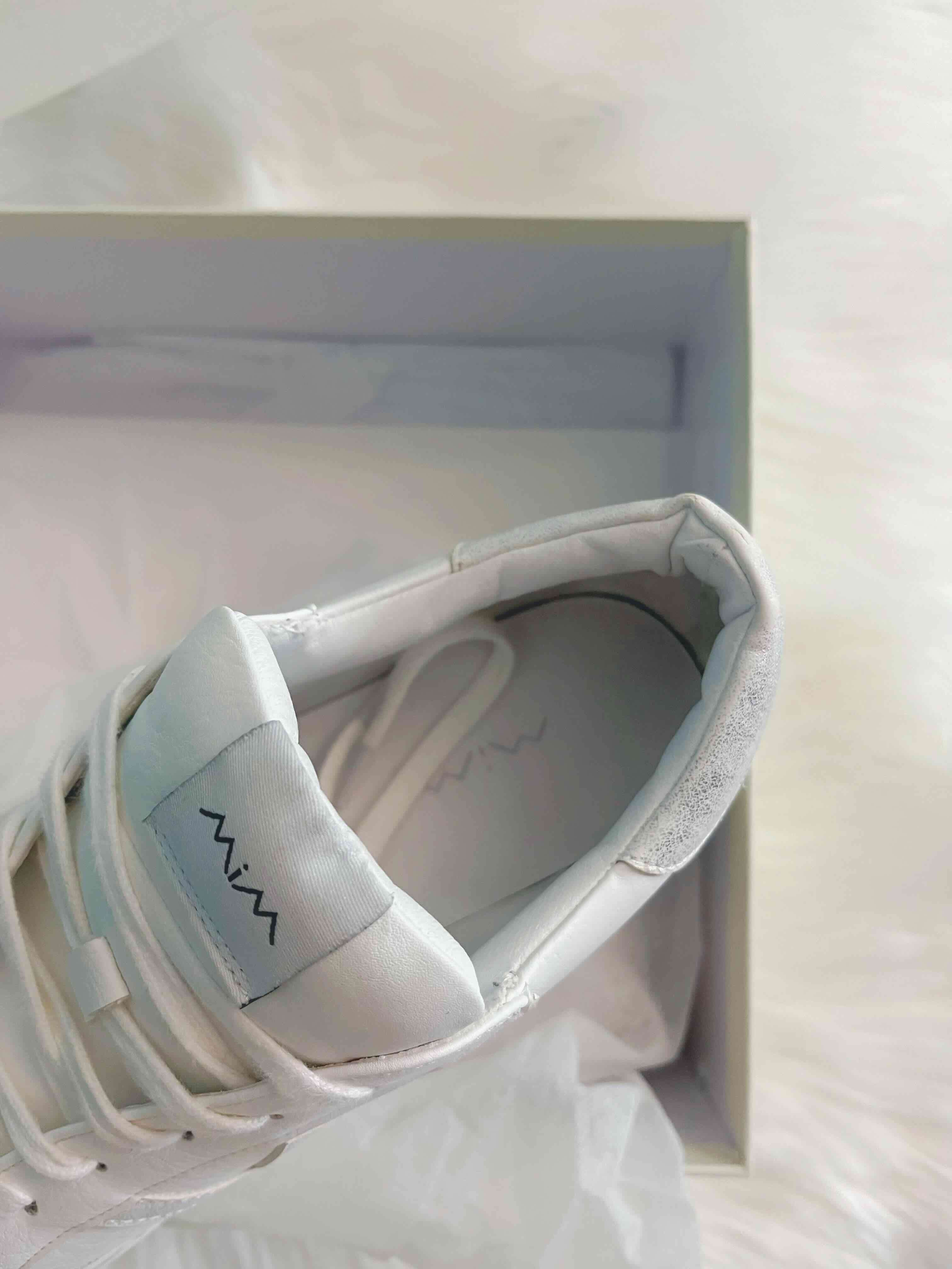 Zapatillas blancas plataforma MIM talla 38 - miniatura 4