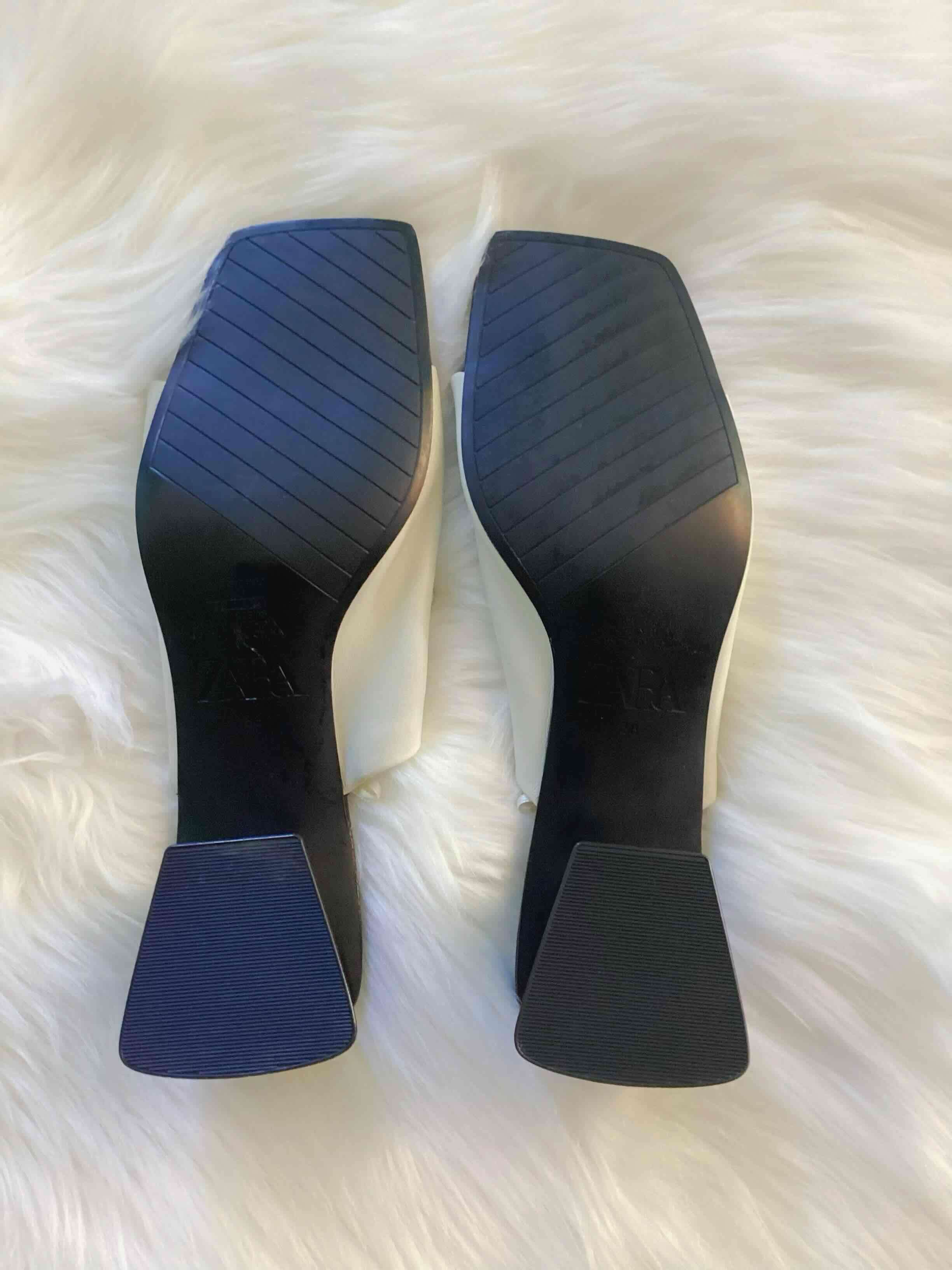 Sandalias blancas Zara talla 38 - miniatura 3