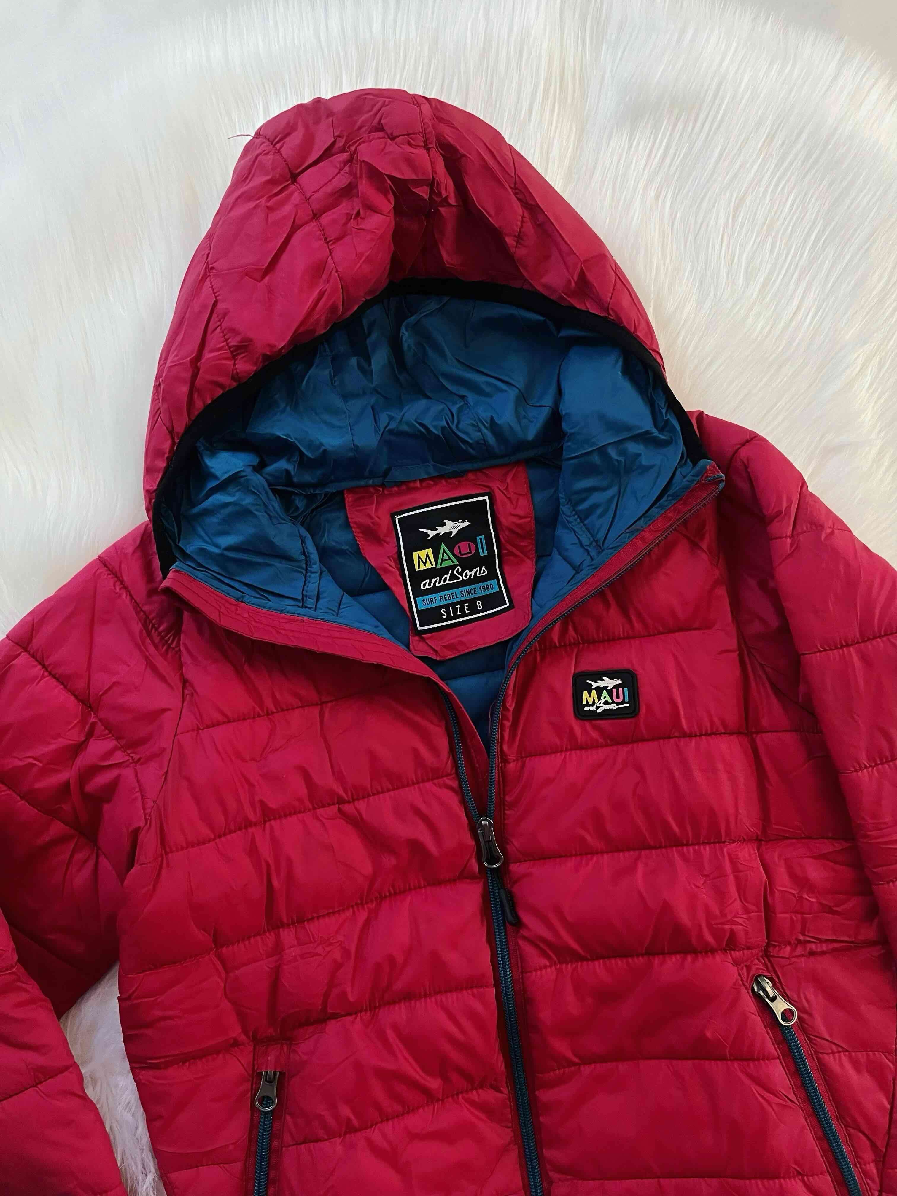 Chaqueta Maui and Sons roja talla 9 años - miniatura 2